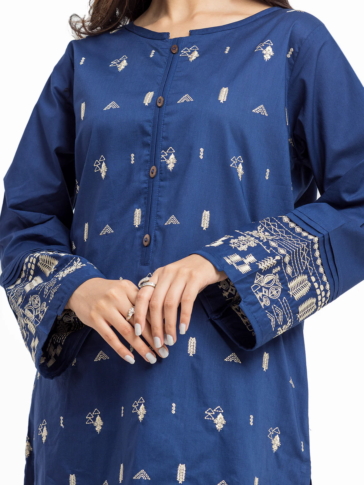 Pret Embroidered Cambric Shirt Trouser - EWTKE24-81043ST - Image 3