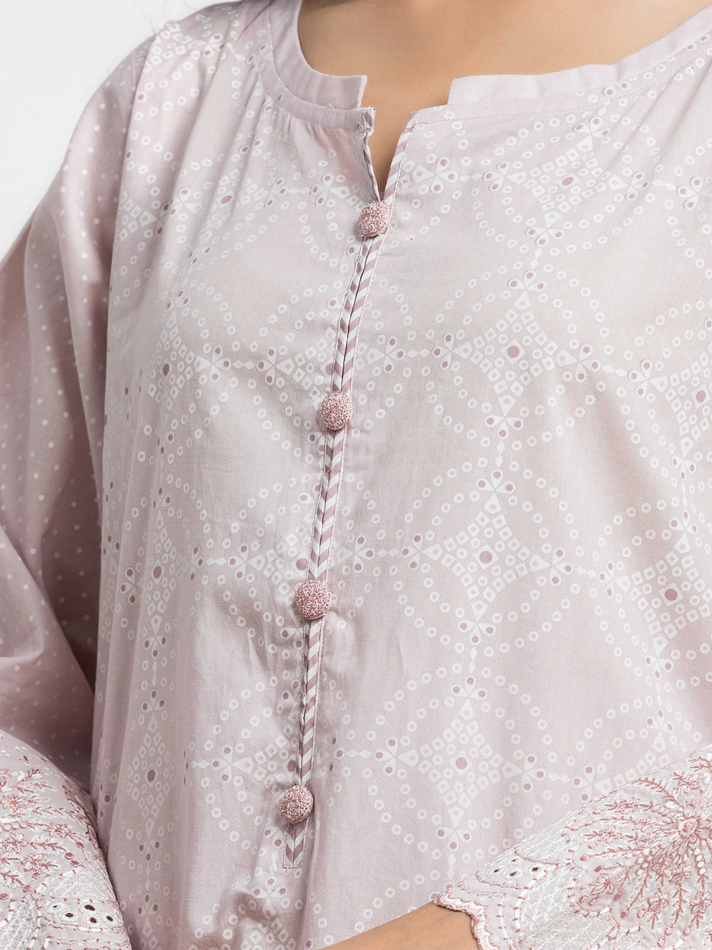 Pret Embroidered Cambric Shirt Trouser - EWTKE24-81048ST - Image 2