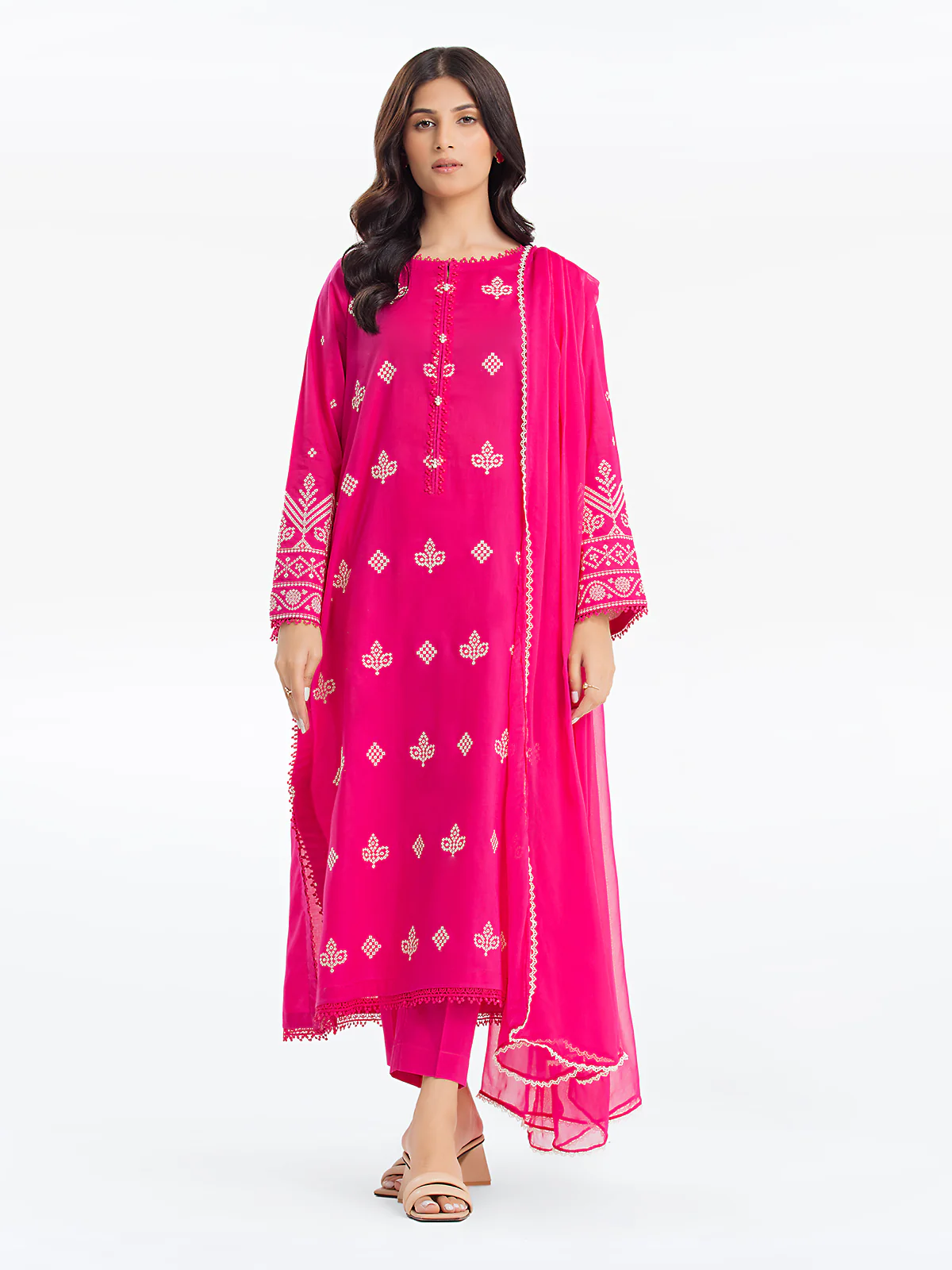 Pret Embroidered Cambric Suit - EWTKE24-81049-3P - Image 2