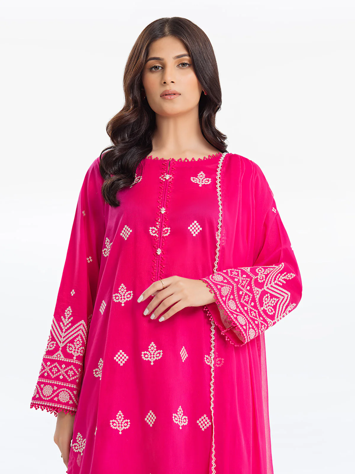 Pret Embroidered Cambric Suit - EWTKE24-81049-3P