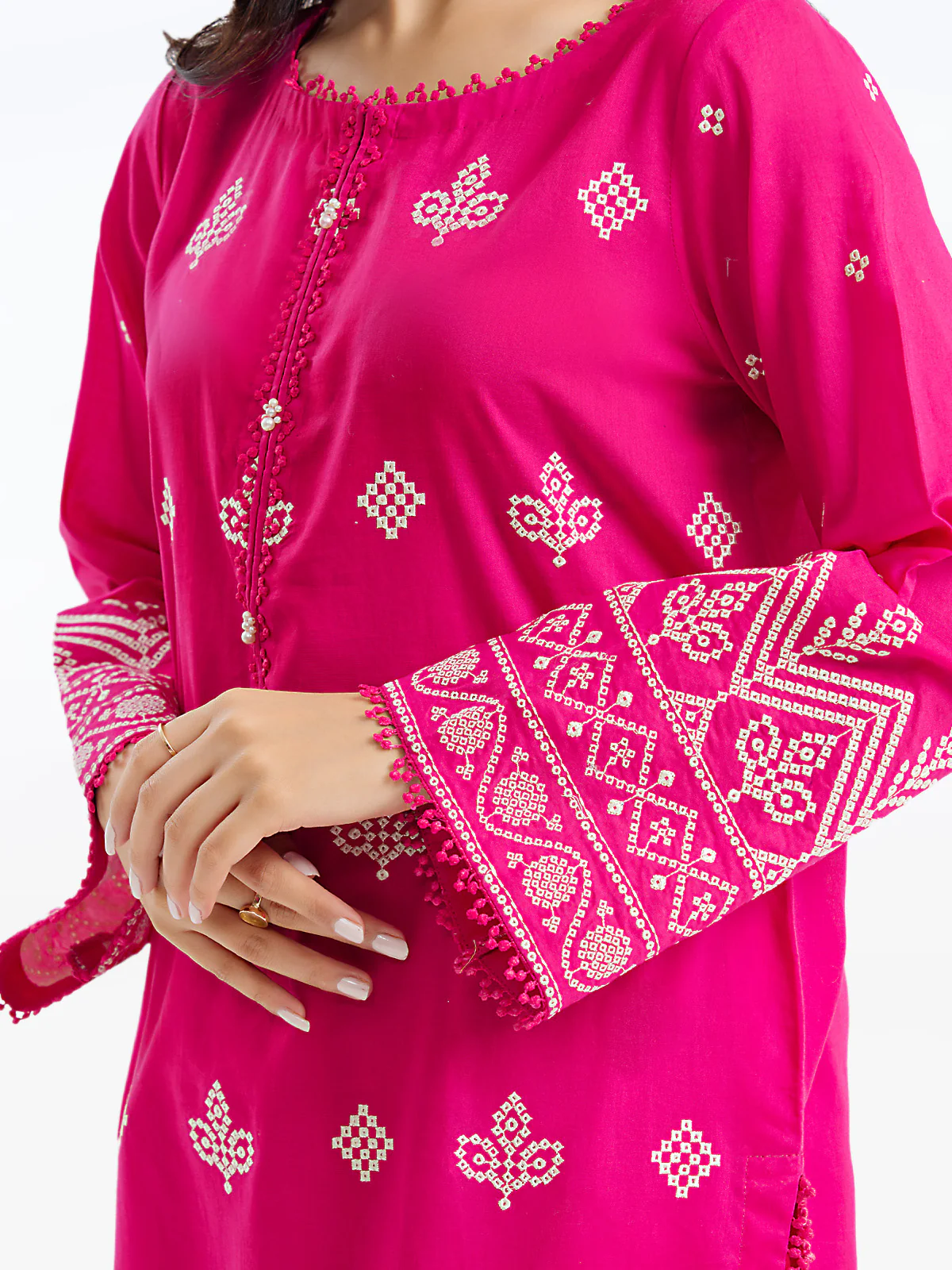 Pret Embroidered Cambric Suit - EWTKE24-81049-3P - Image 3