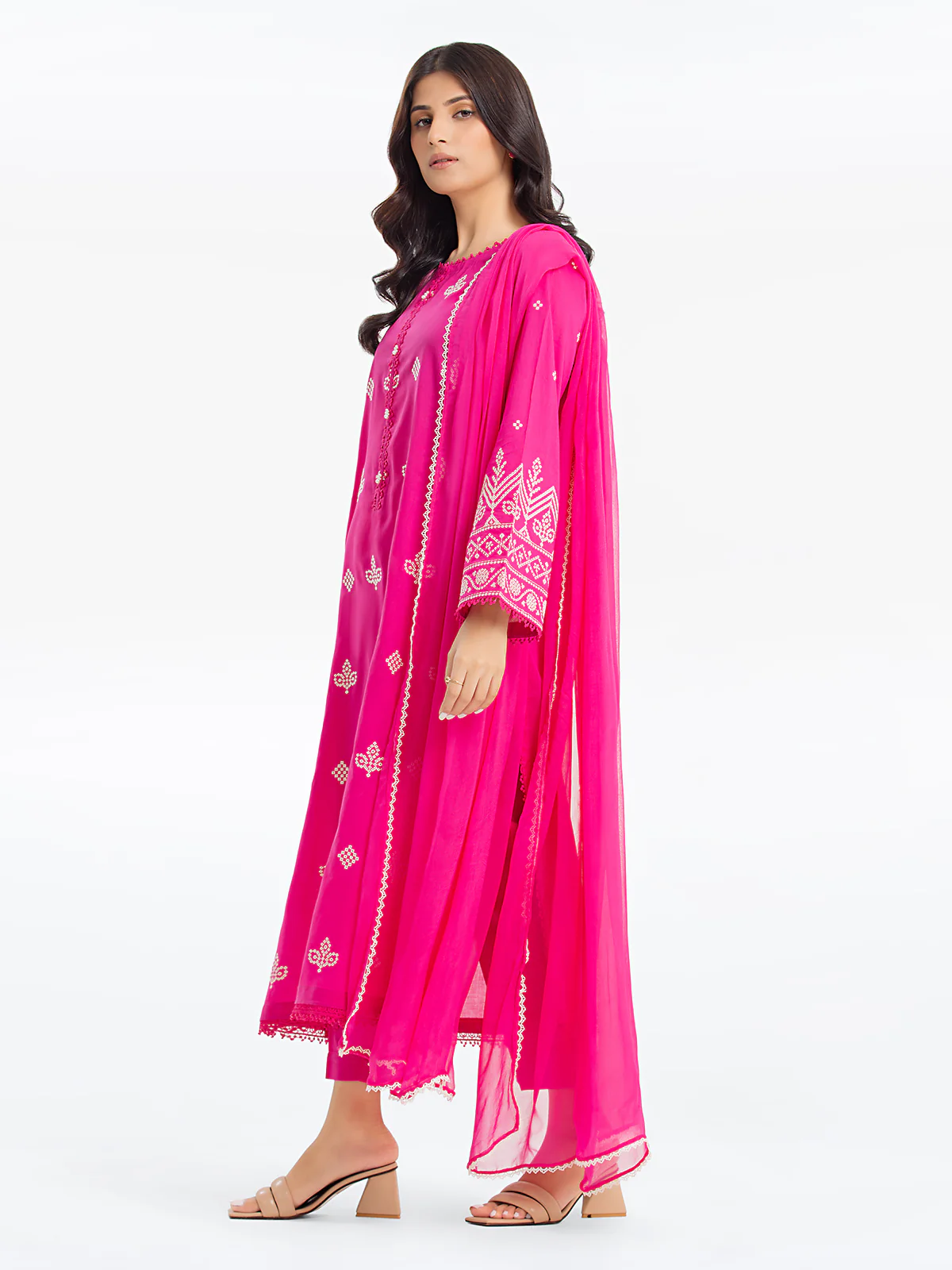 Pret Embroidered Cambric Suit - EWTKE24-81049-3P - Image 4