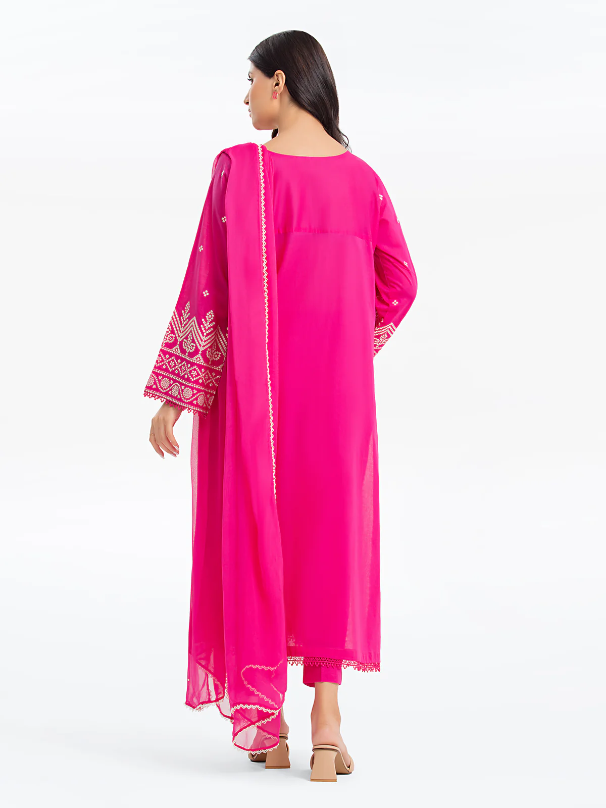 Pret Embroidered Cambric Suit - EWTKE24-81049-3P - Image 5