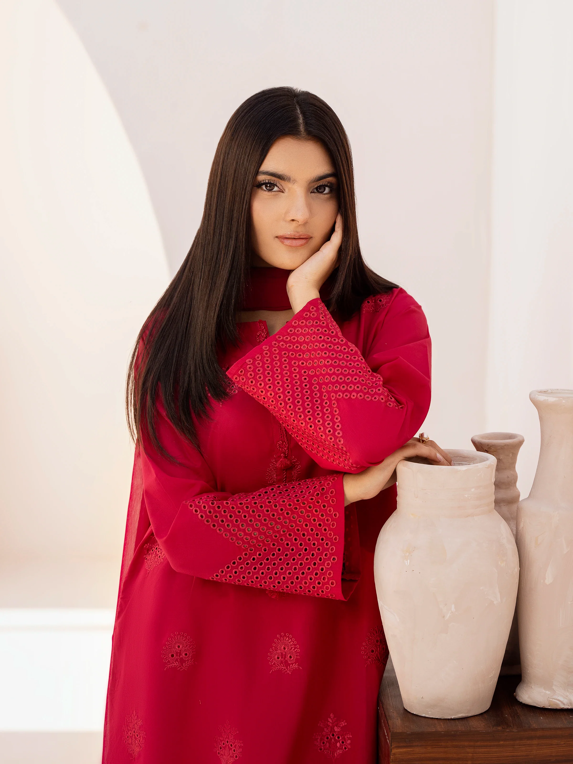 Pret Embroidered Cambric Suit - EWTKE24-81059-3P - Image 4