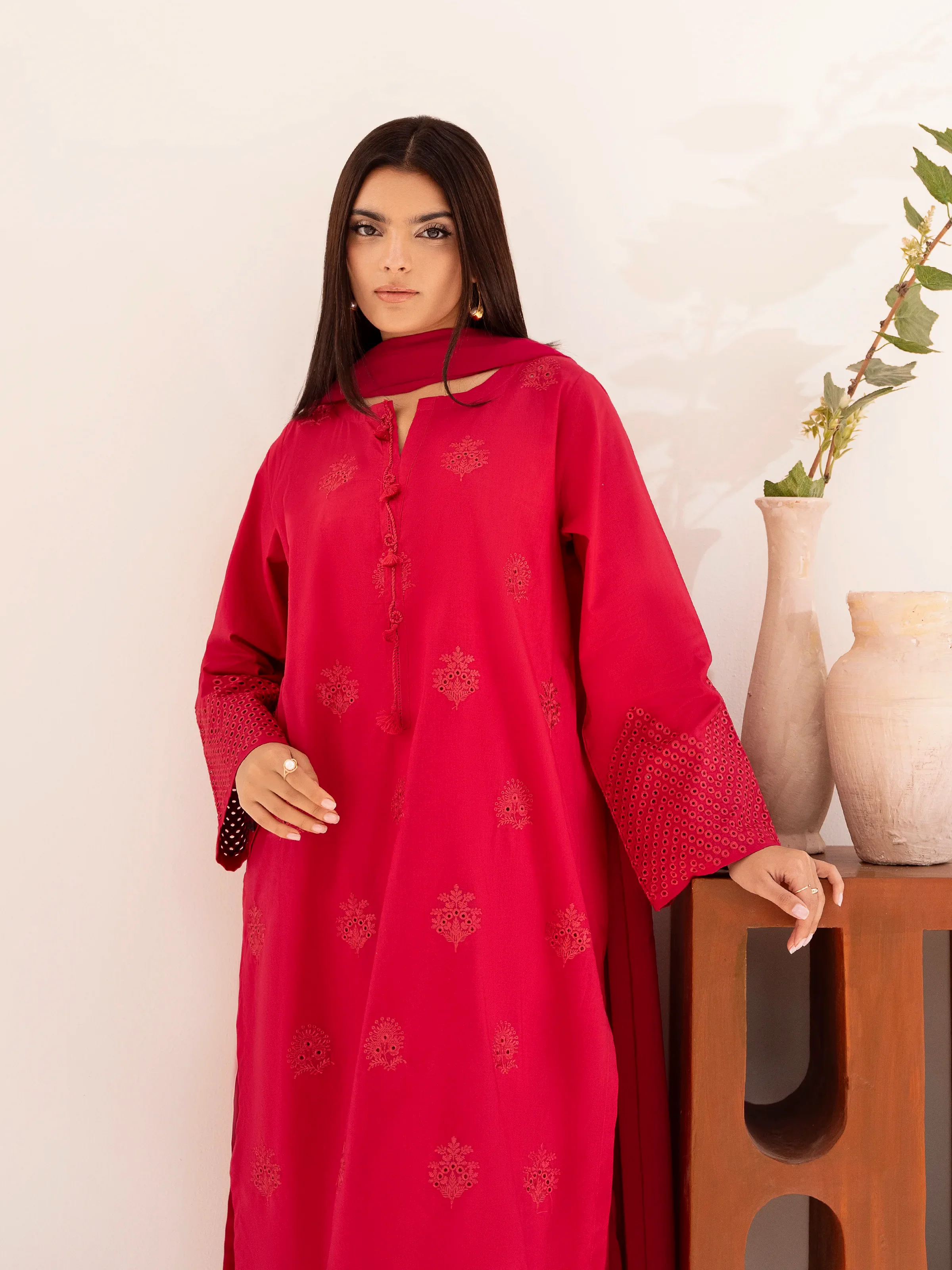 Pret Embroidered Cambric Suit - EWTKE24-81059-3P - Image 2