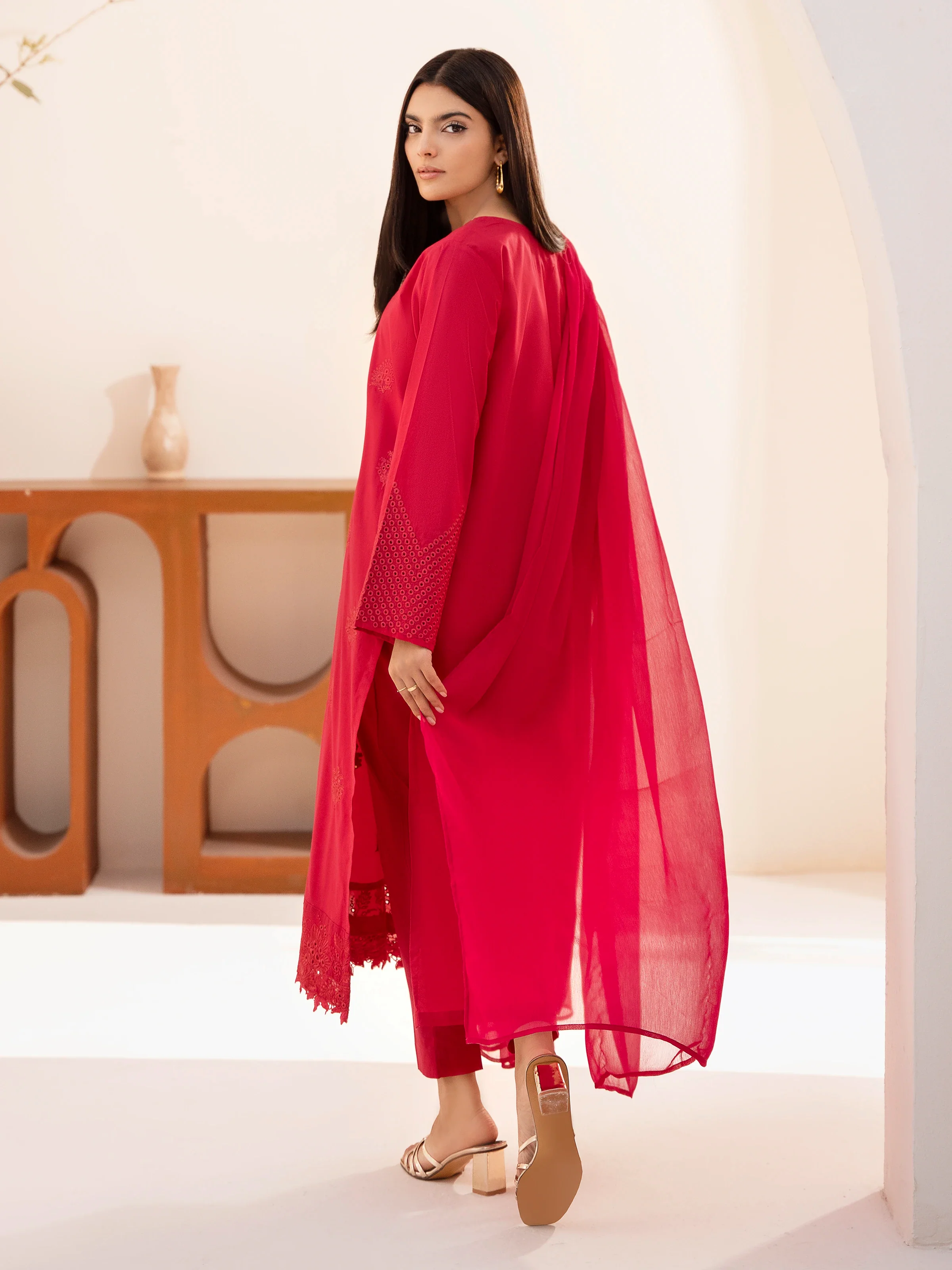 Pret Embroidered Cambric Suit - EWTKE24-81059-3P - Image 5