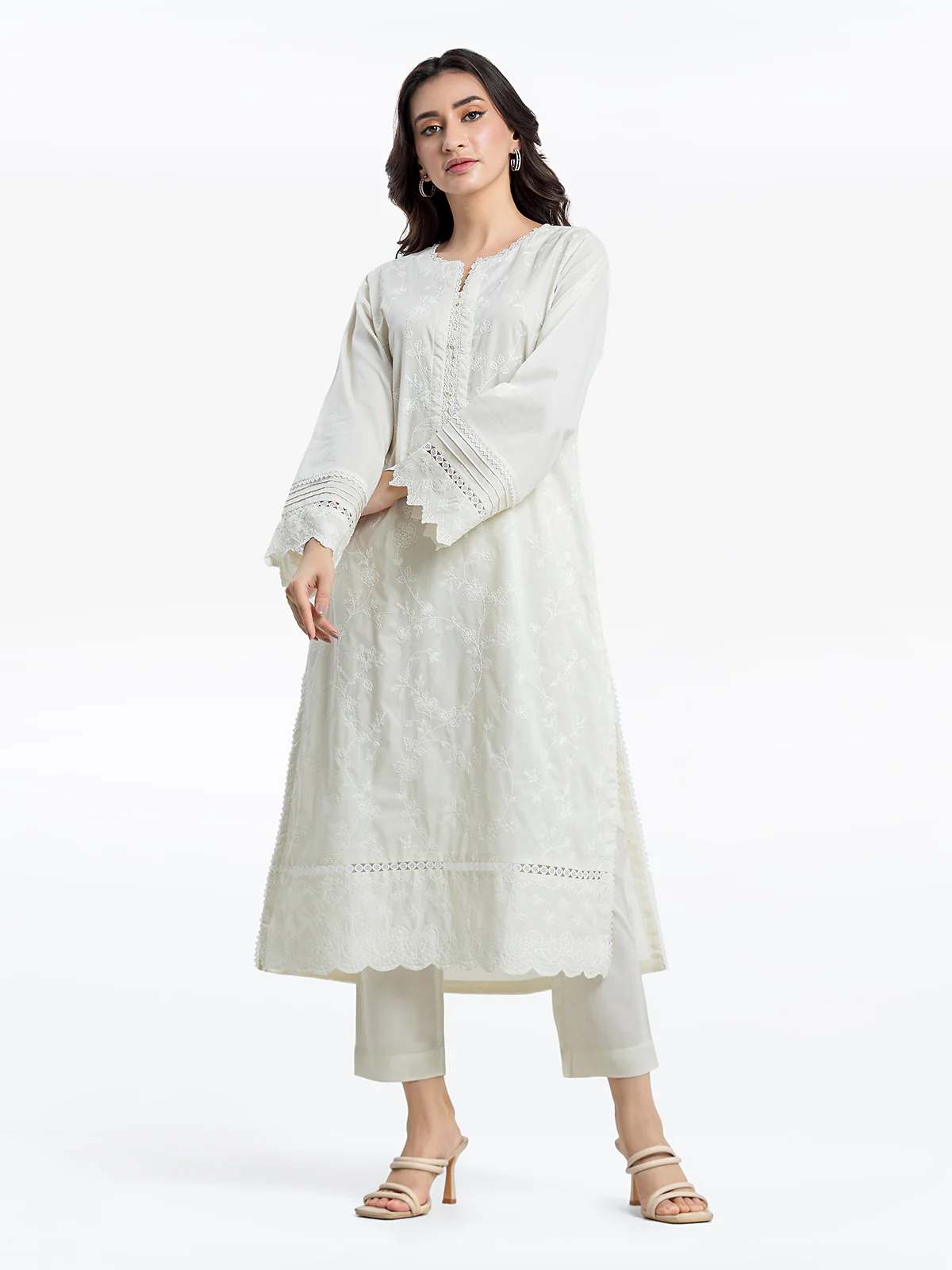 Pret Embroidered Cambric Co-ord Set - EWTKE24-81063ST - Image 2