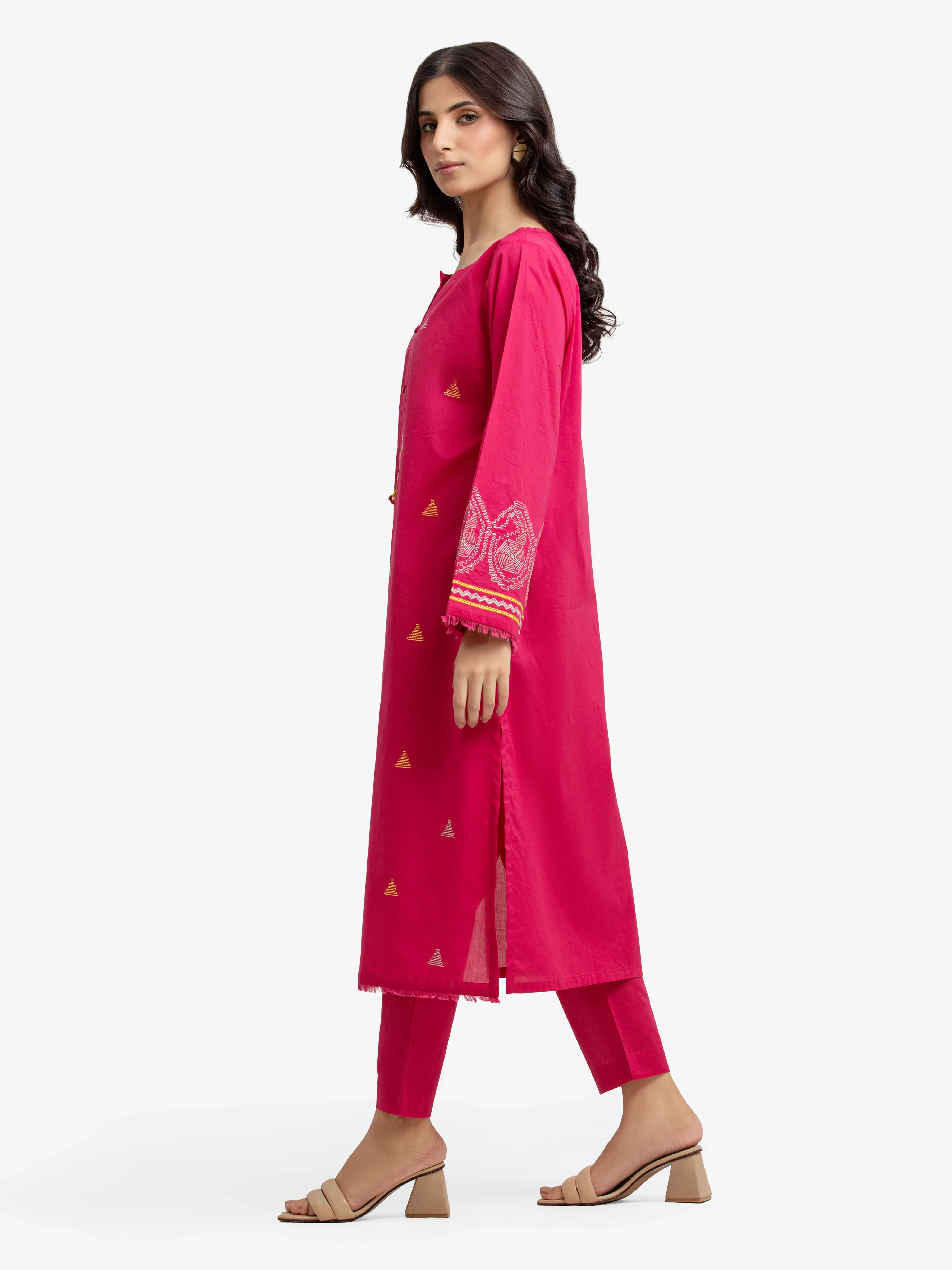 Pret Embroidered Cambric Shirt Trouser - EWTKE24-81072ST - Image 4