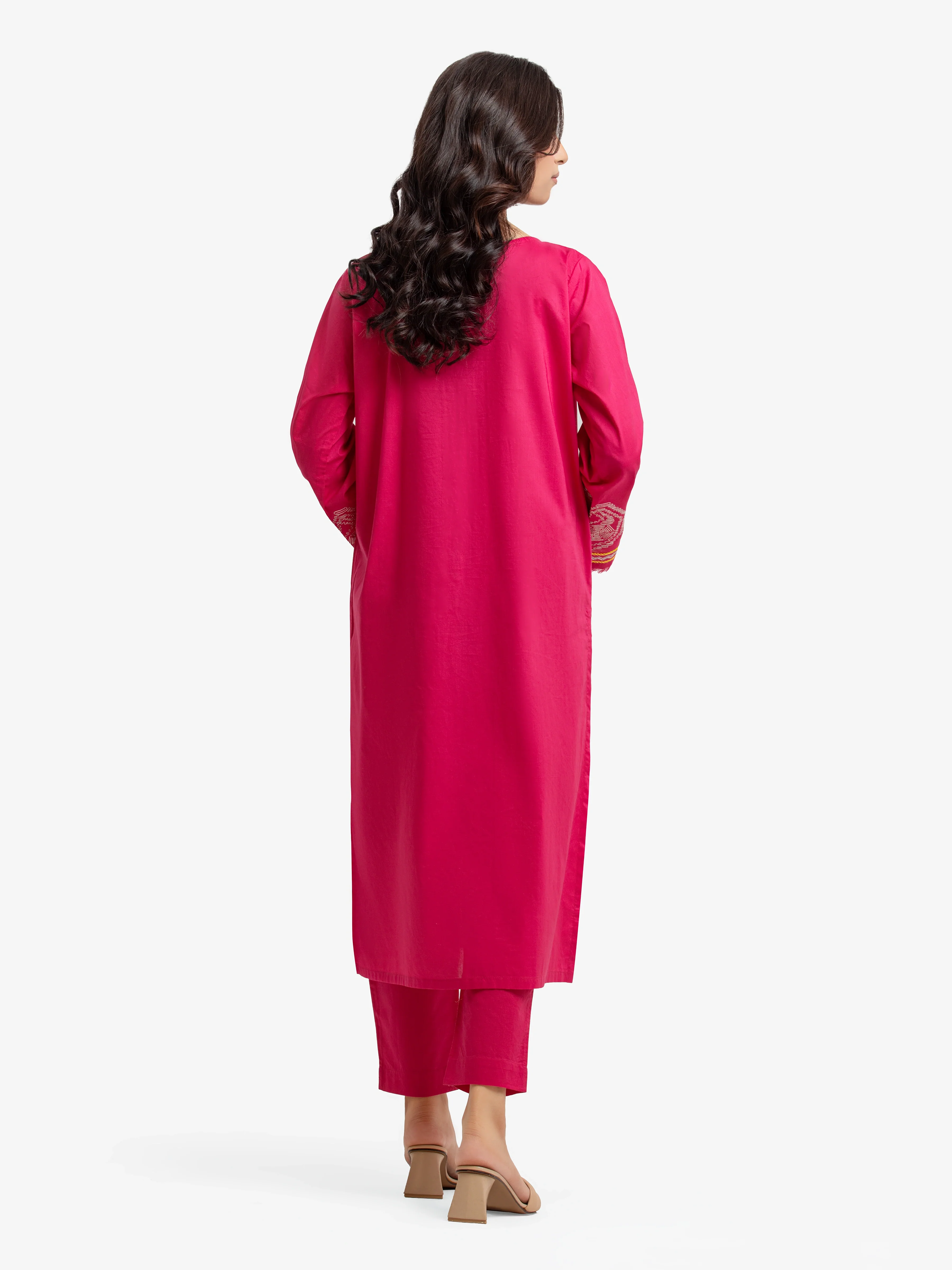 Pret Embroidered Cambric Shirt Trouser - EWTKE24-81072ST - Image 5