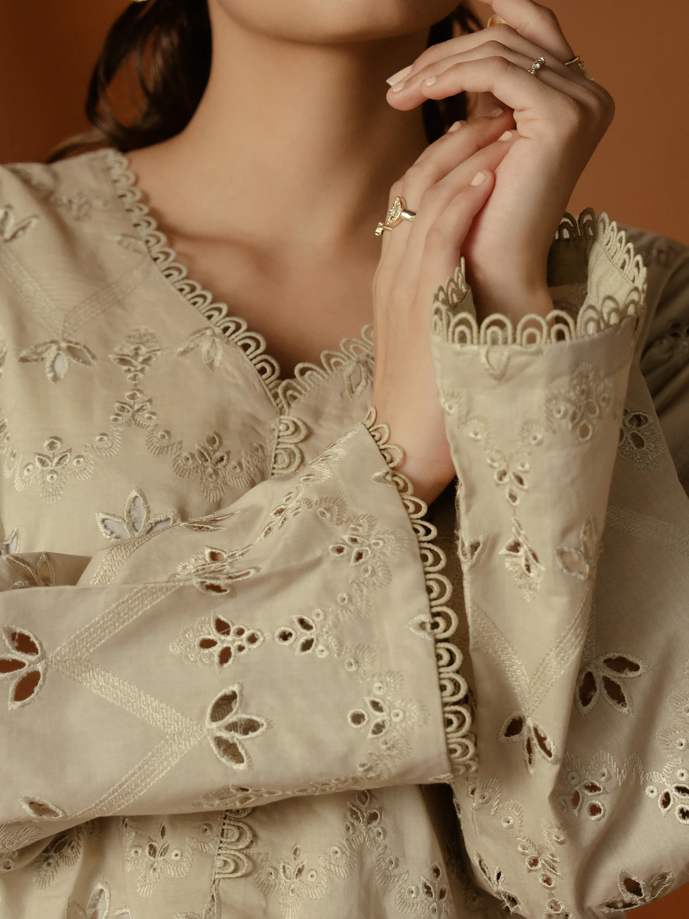 Pret Embroidered Cambric Shirt Trouser - EWTKE24-81193ST - Image 6