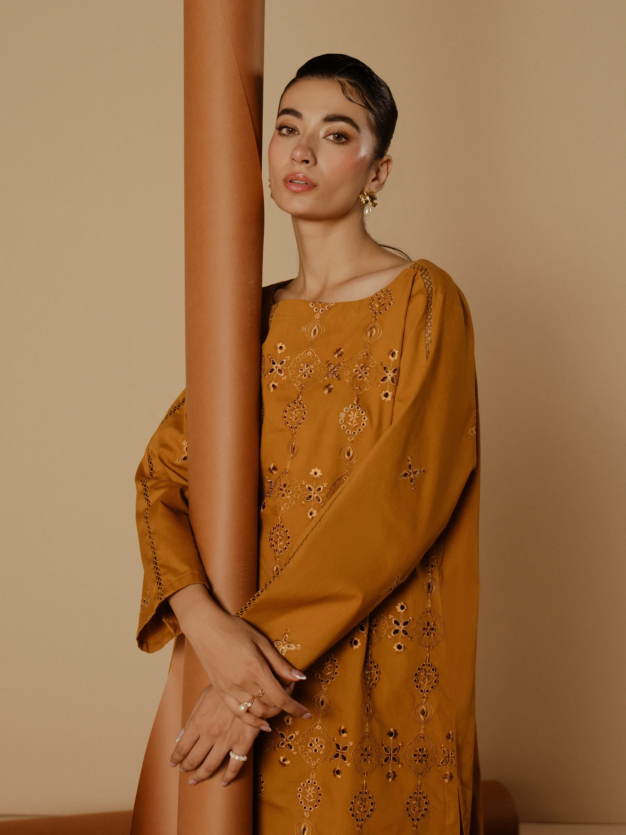 Pret Embroidered Cambric Shirt Trouser - EWTKE24-81198ST - Image 3