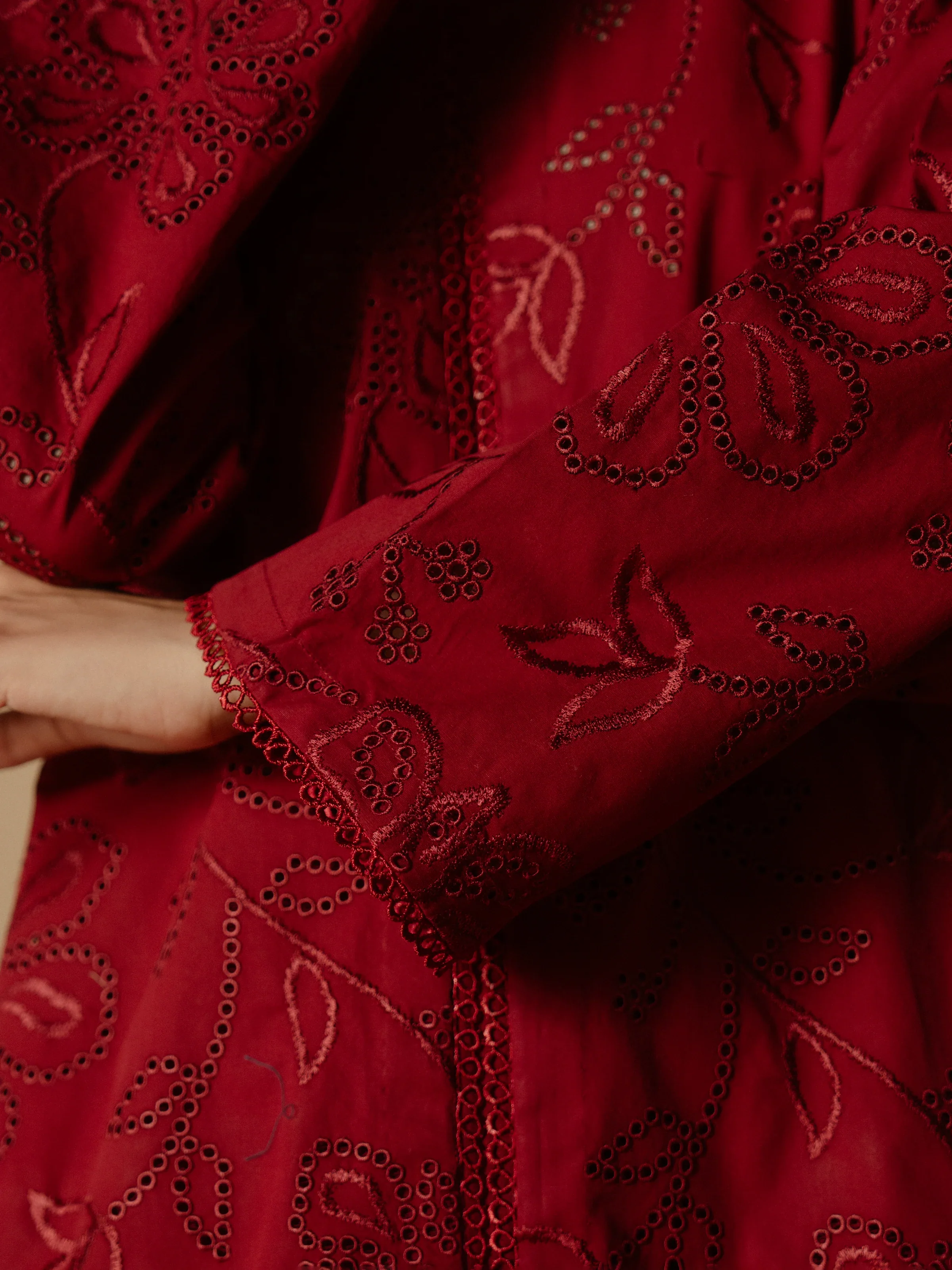 Pret Embroidered Cambric Shirt Trouser - EWTKE24-81199ST - Image 5