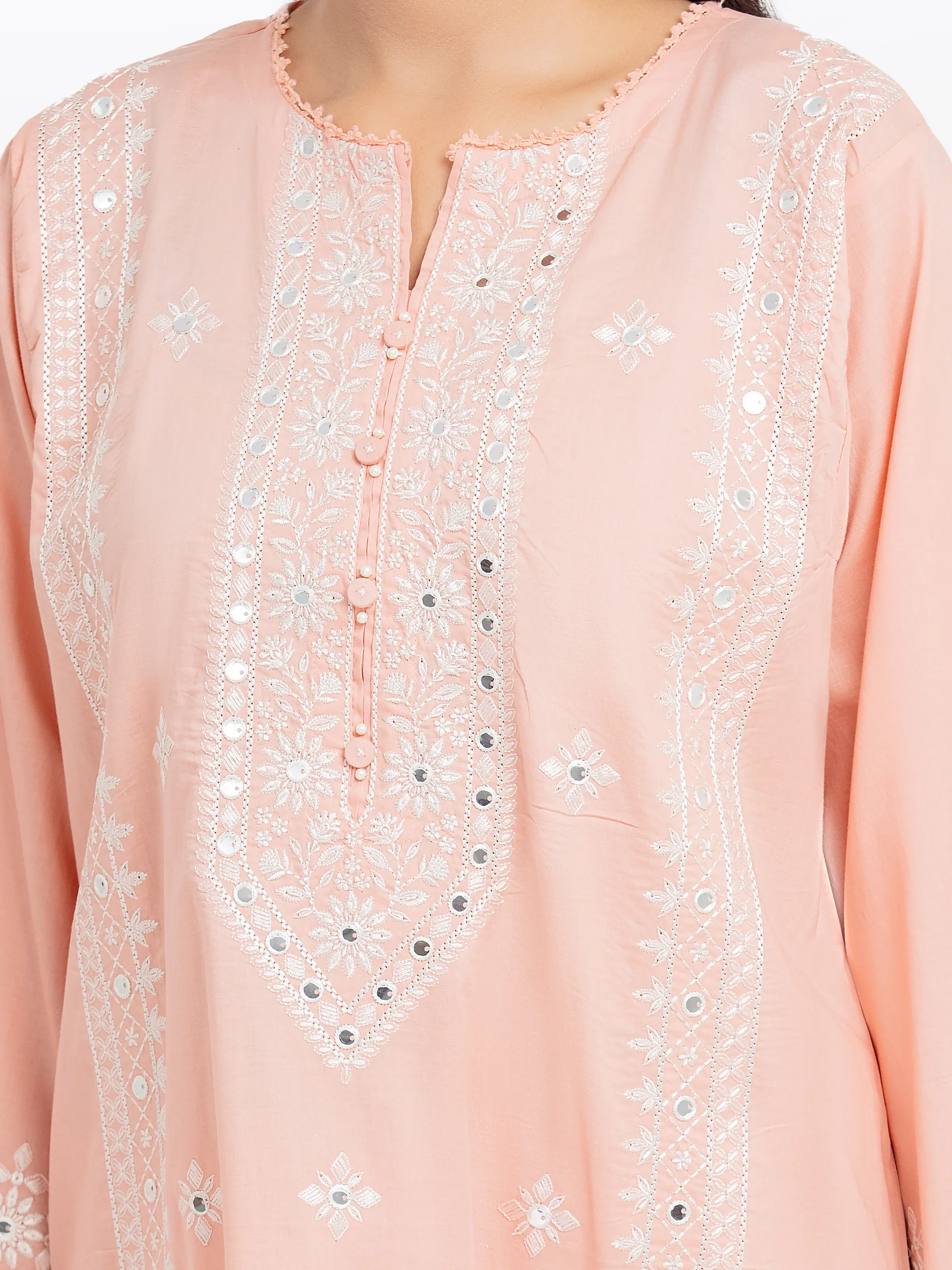 Pret Embroidered Cambric Co-Ord Set - EWTKE25-81628ST - Image 3
