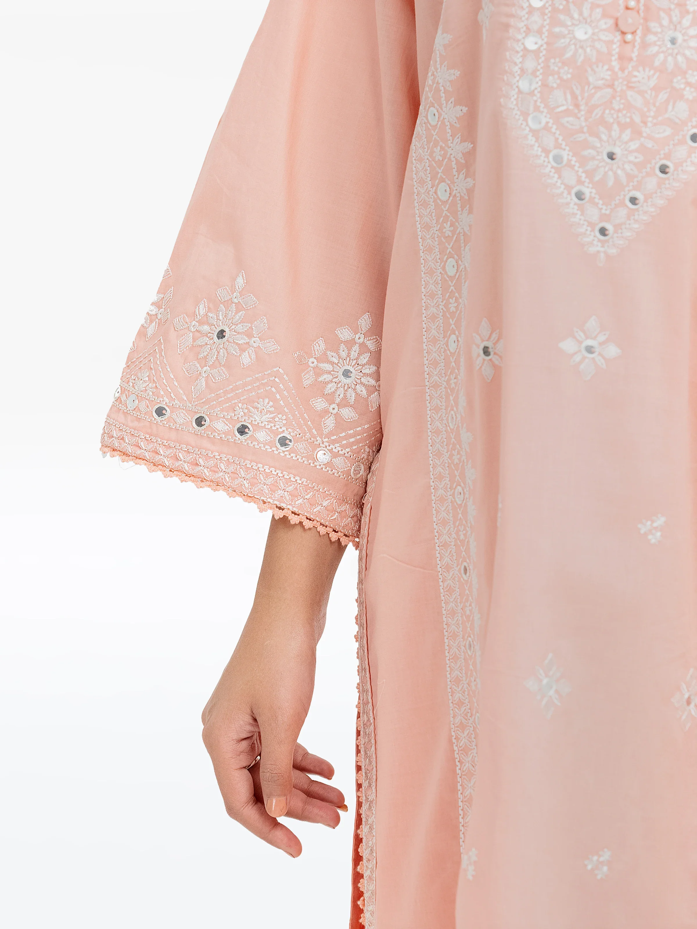 Pret Embroidered Cambric Co-Ord Set - EWTKE25-81628ST - Image 4