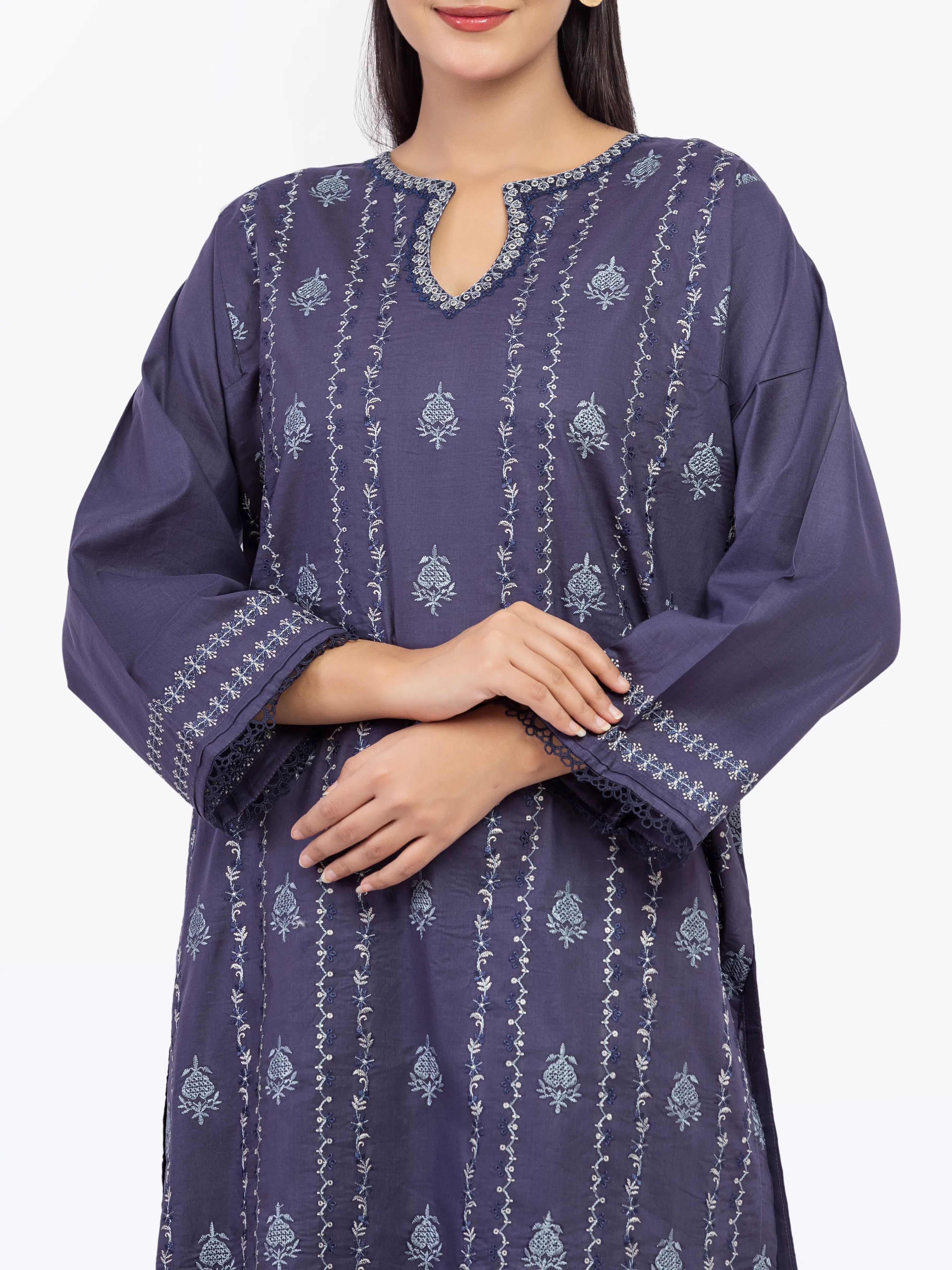 Pret Embroidered Cambric Co-Ord Set - EWTKE25-81630ST - Image 2