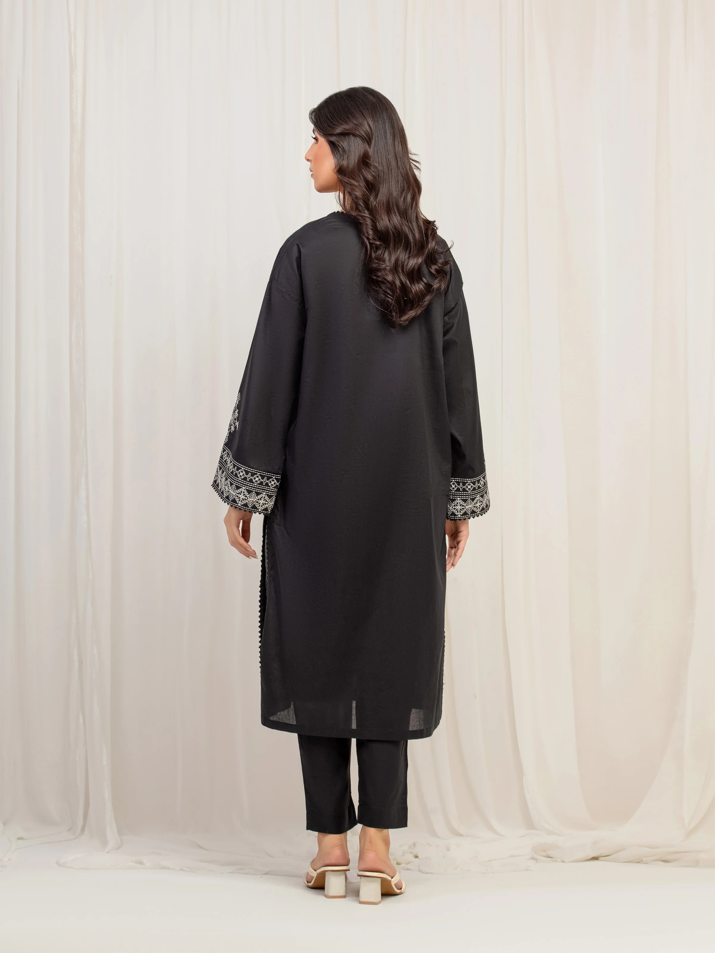 Pret Embroidered Cambric Shirt Trouser - EWTKE5-80132ST - Image 6