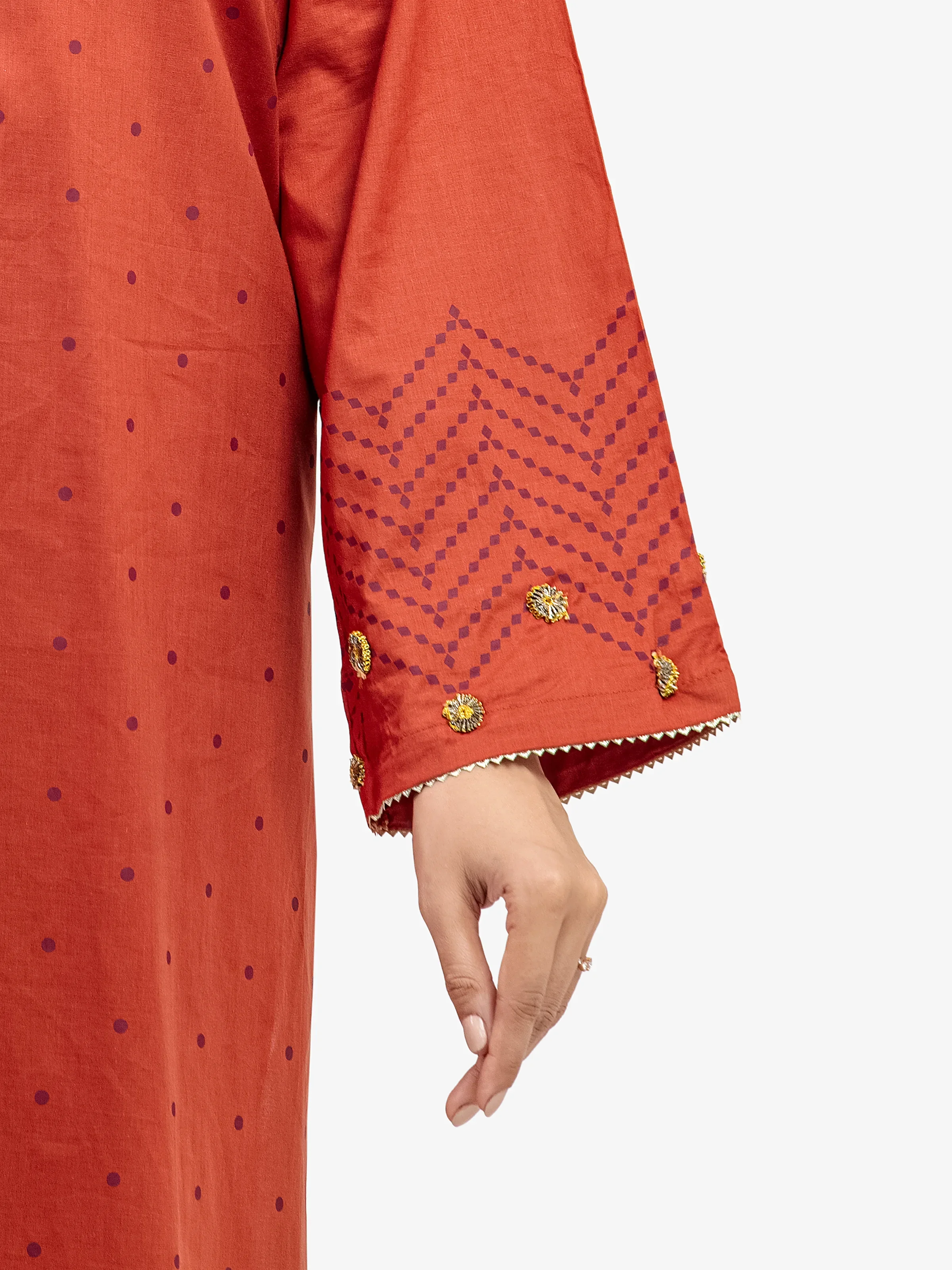 Pret Embroidered Cambric Co-Ord Set - EWTKE5-81620ST - Image 5