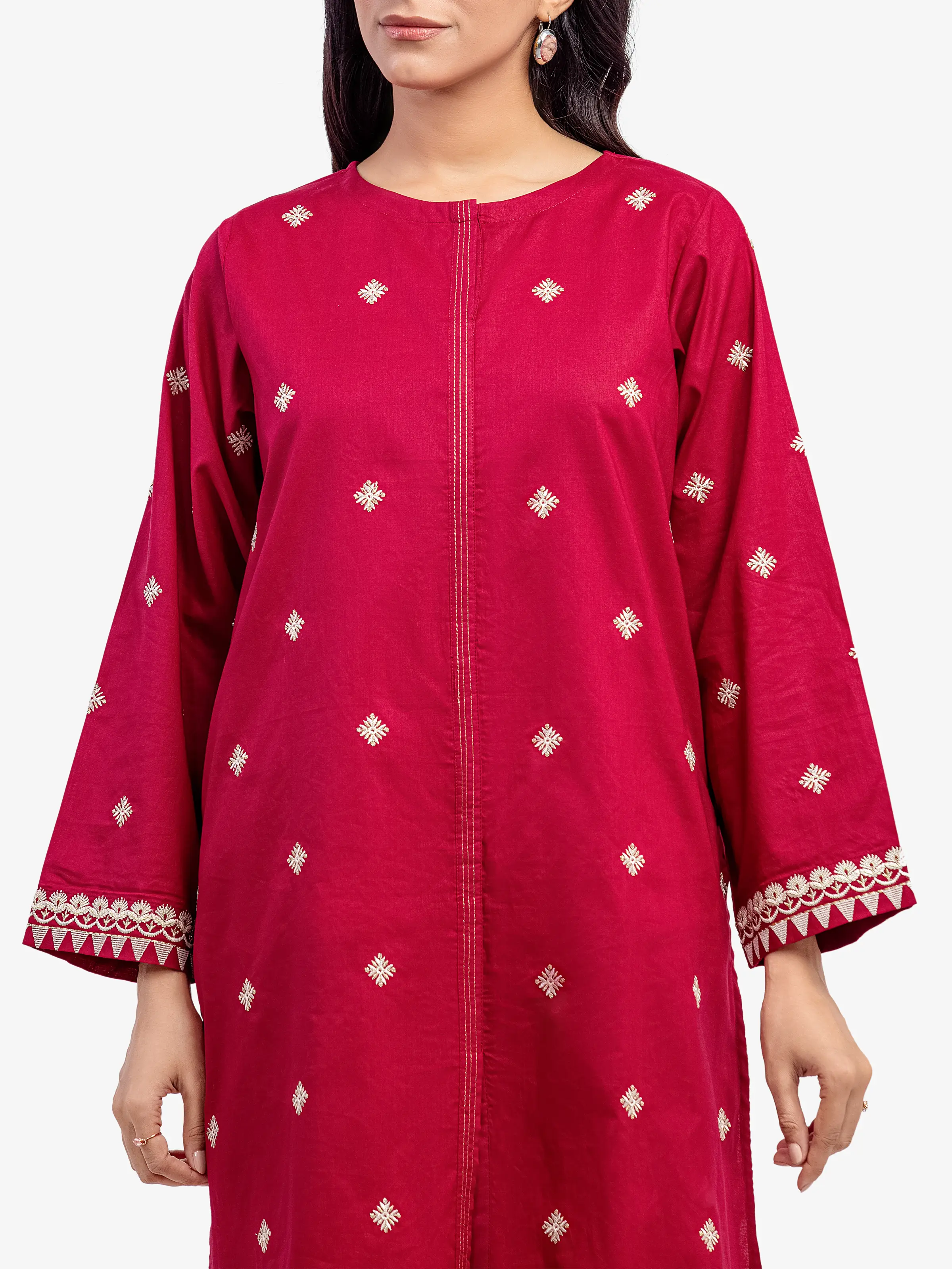 Pret Embroidered Cambric Shirt Trouser - EWTKE5-81621ST - Image 2