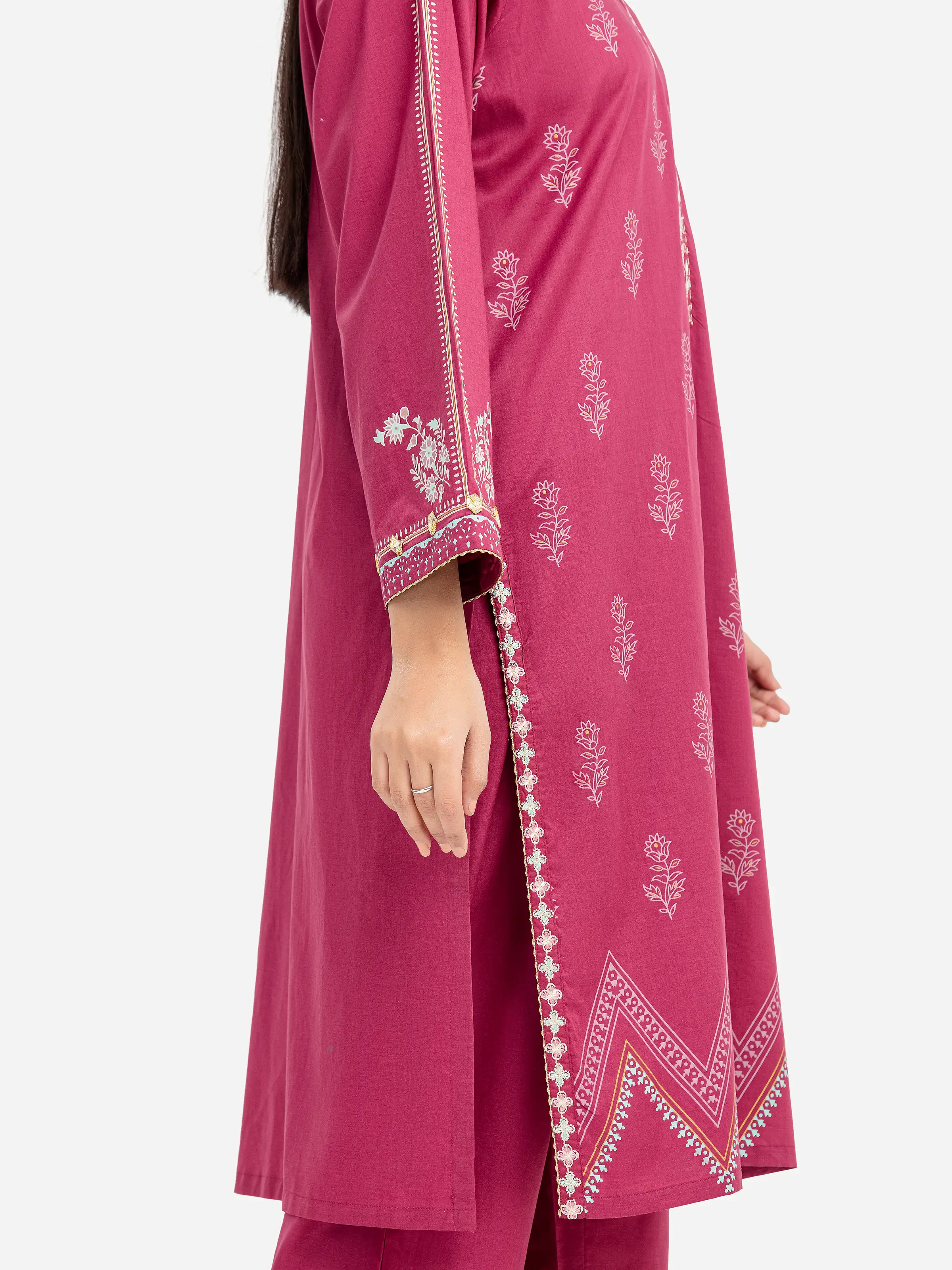 Pret Embroidered Cambric Shirt Trouser - EWTKE5-81622ST - Image 4