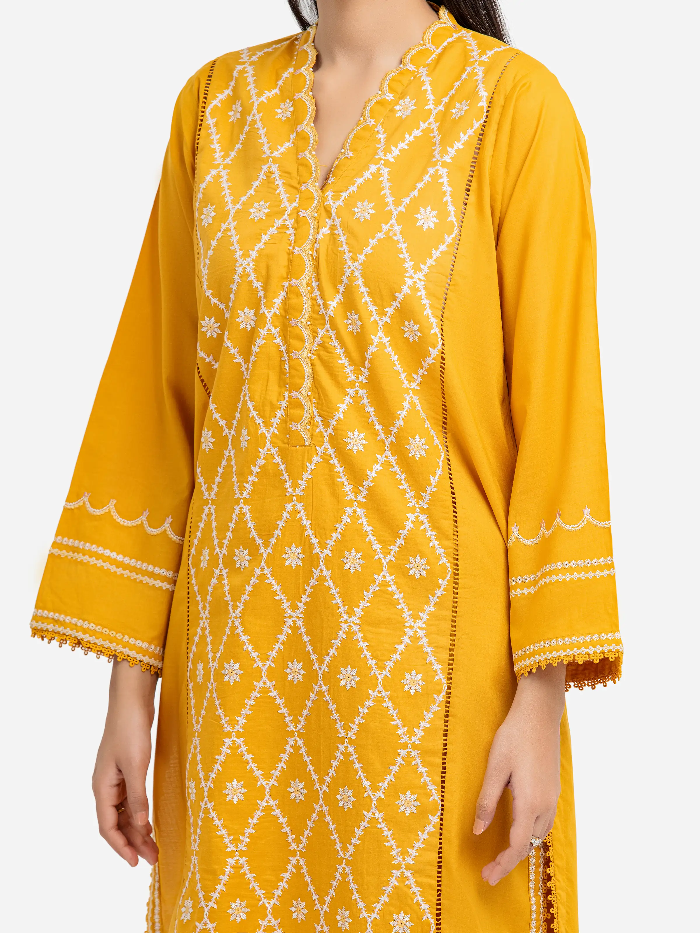 Pret Embroidered Cambric Co-Ord Set - EWTKE5-81624ST - Image 3
