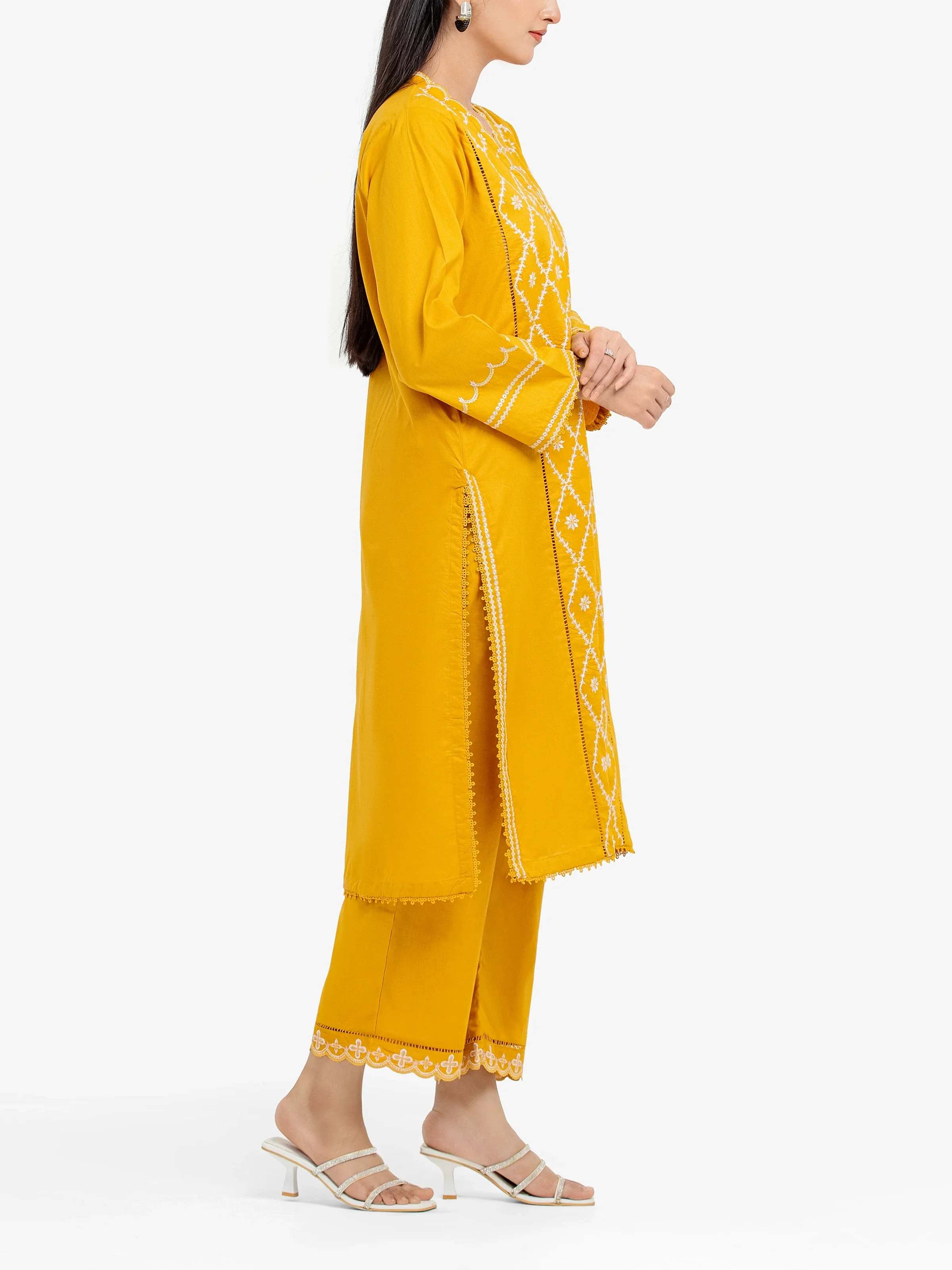 Pret Embroidered Cambric Co-Ord Set - EWTKE5-81624ST - Image 4