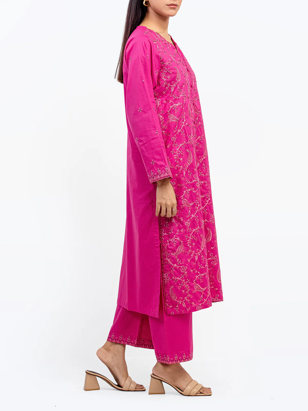 Pret Embroidered Cambric Co-ord Set - EWTKE5-81627ST - Image 5