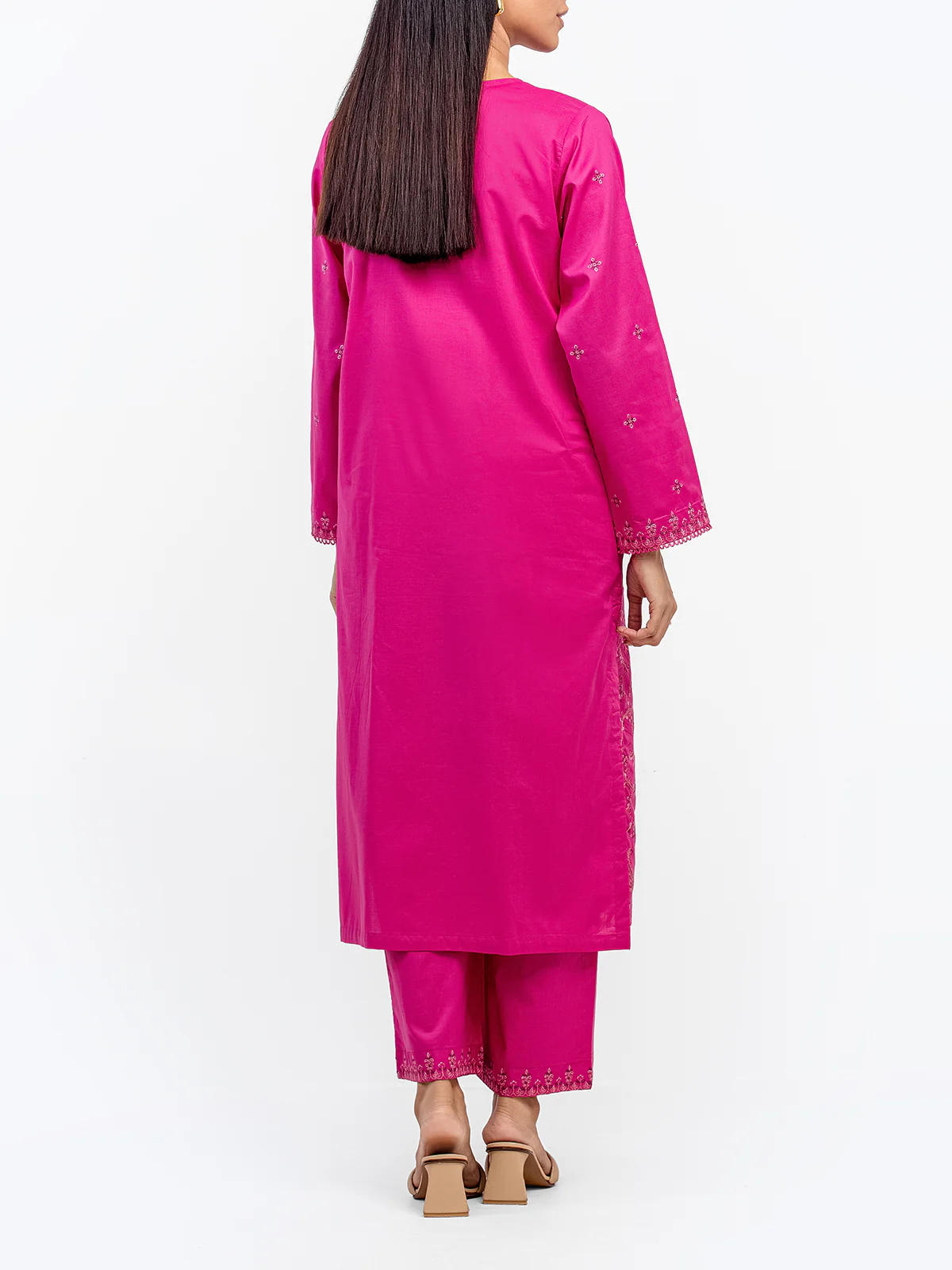 Pret Embroidered Cambric Co-ord Set - EWTKE5-81627ST - Image 6