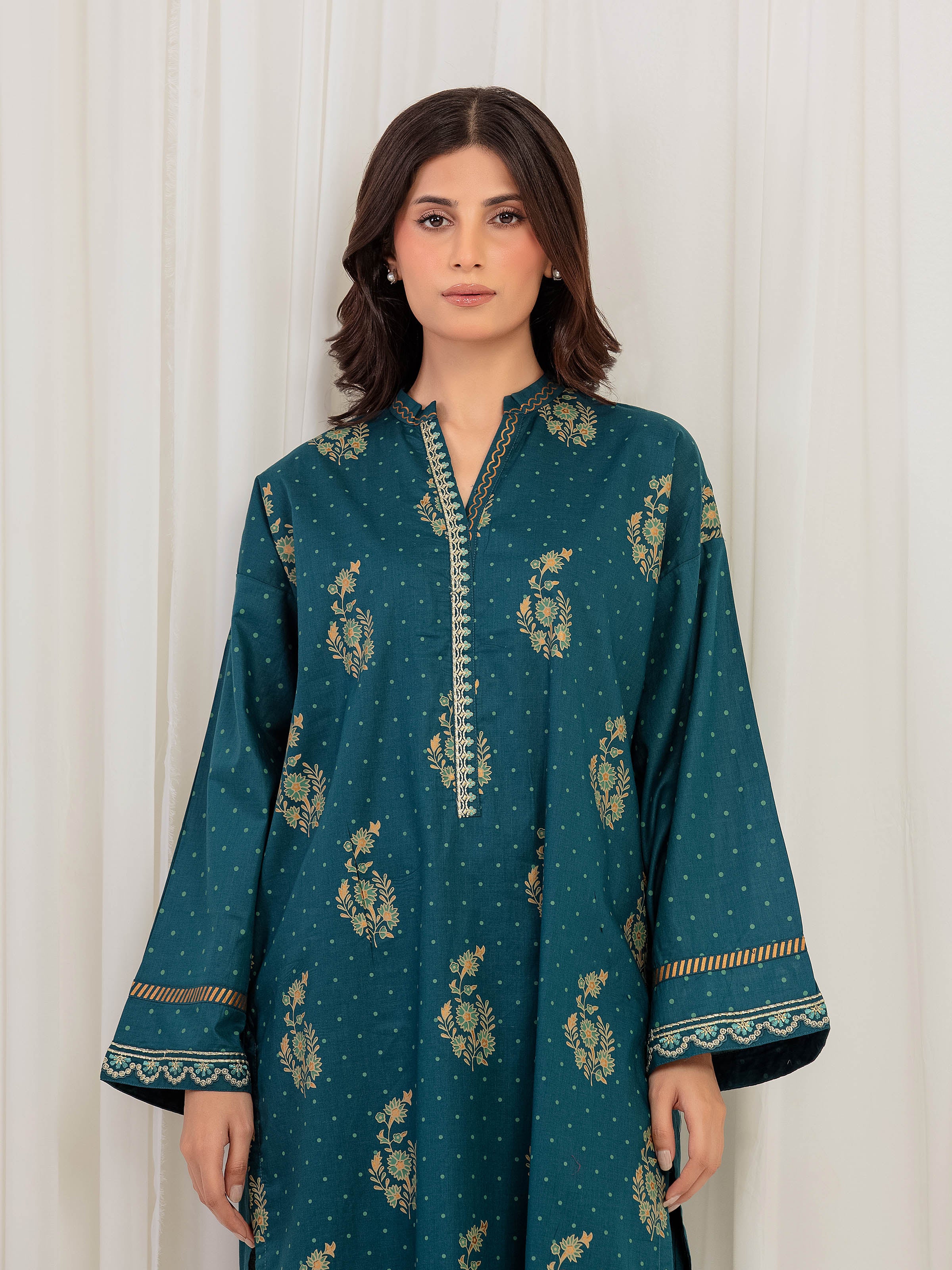 Pret Embroidered Cambric Shirt Trouser - EWTKE5-81632ST - Image 2