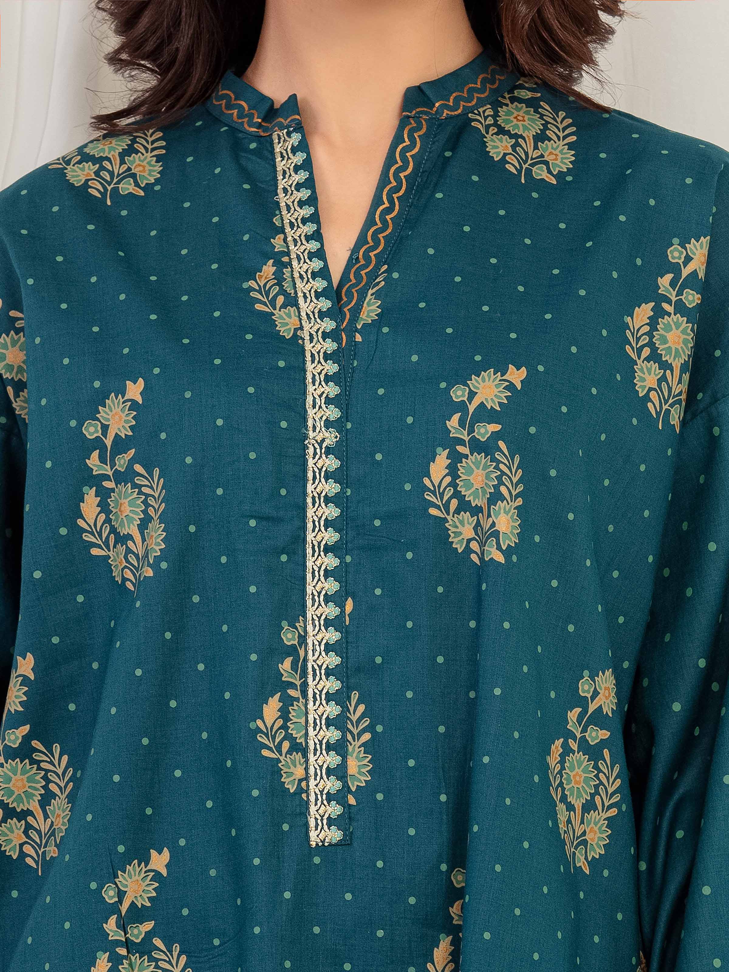 Pret Embroidered Cambric Shirt Trouser - EWTKE5-81632ST - Image 3