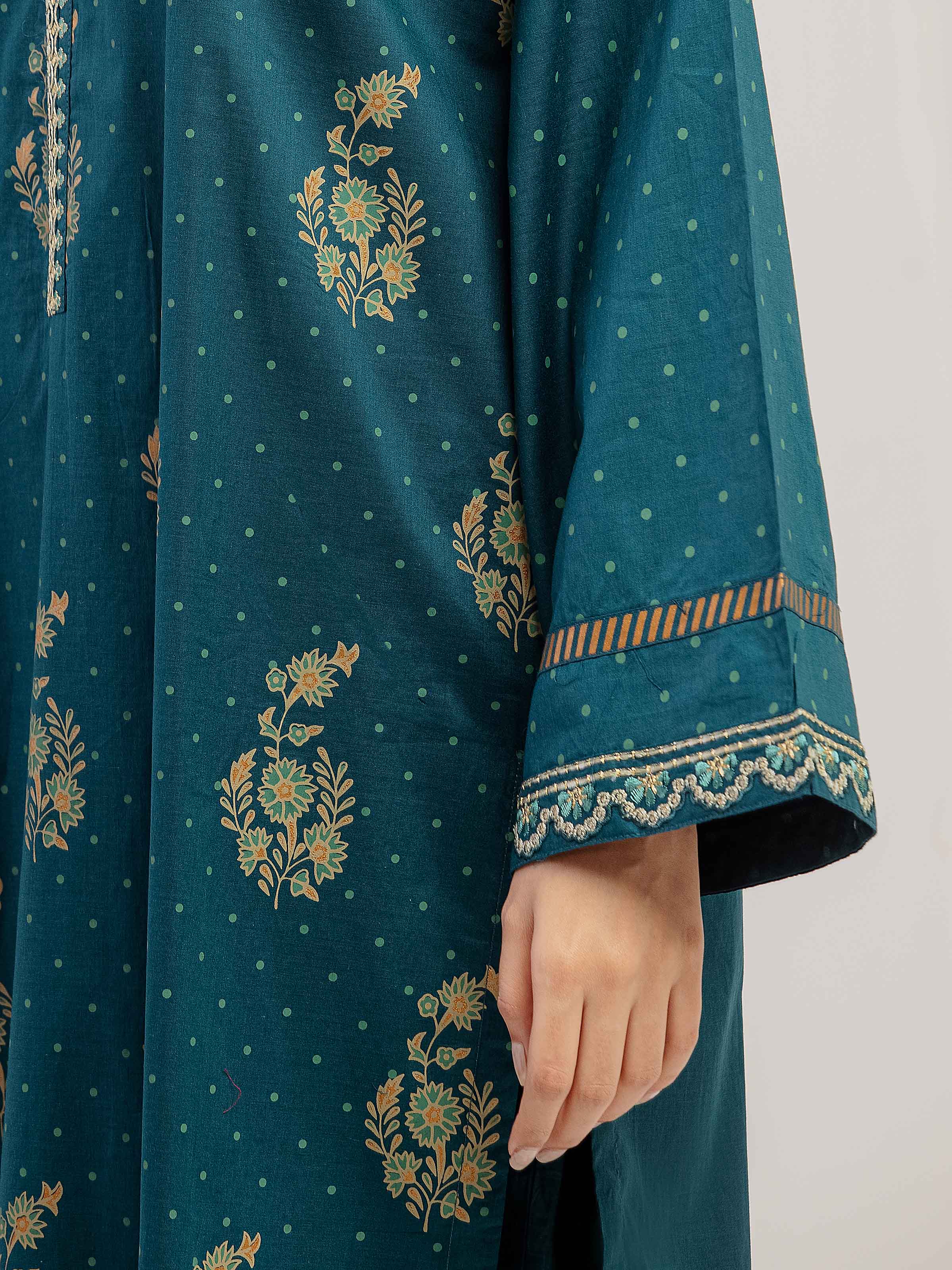 Pret Embroidered Cambric Shirt Trouser - EWTKE5-81632ST - Image 4