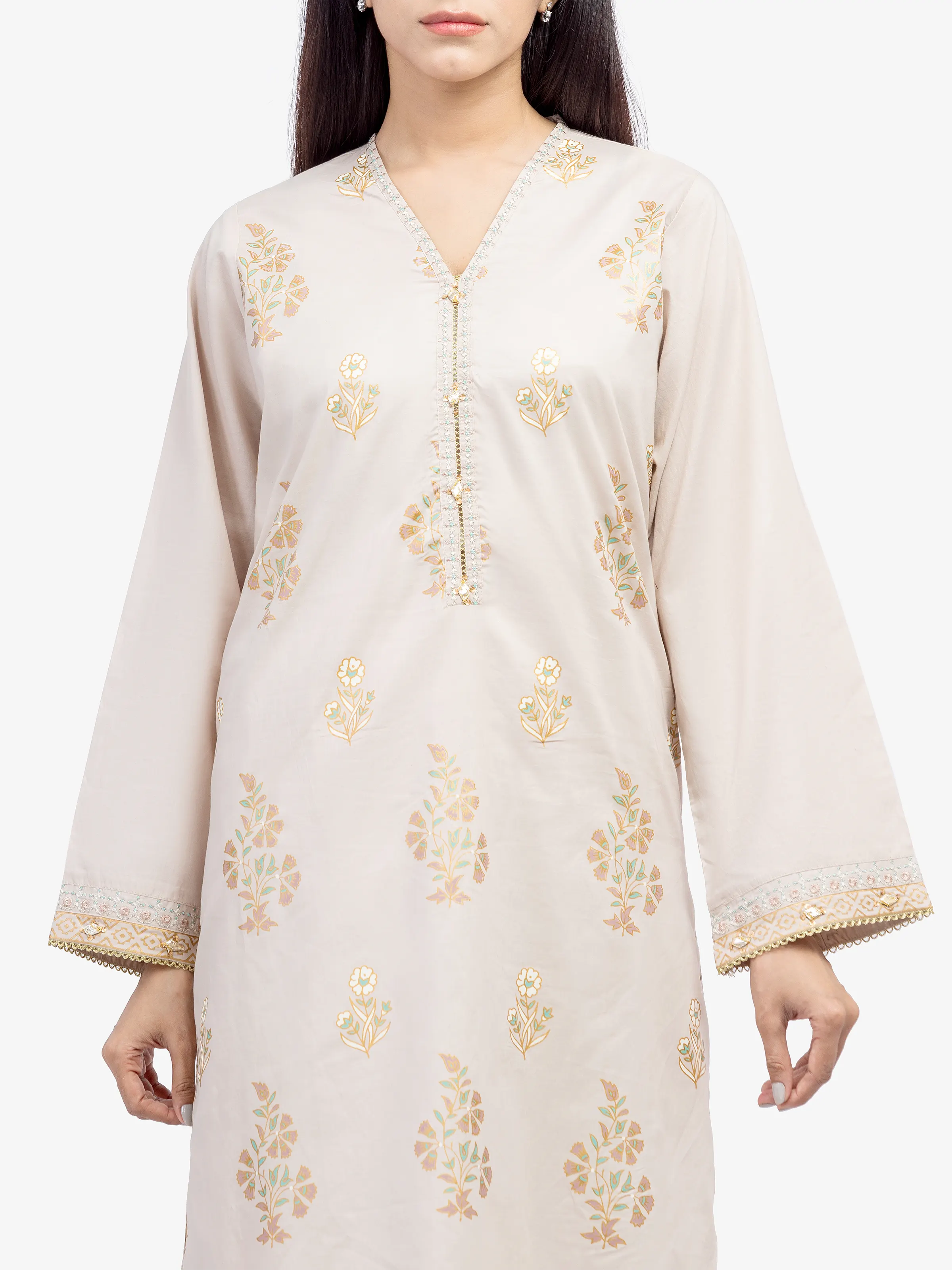 Pret Embroidered Cambric Co-Ord Set - EWTKE5-81633ST - Image 2