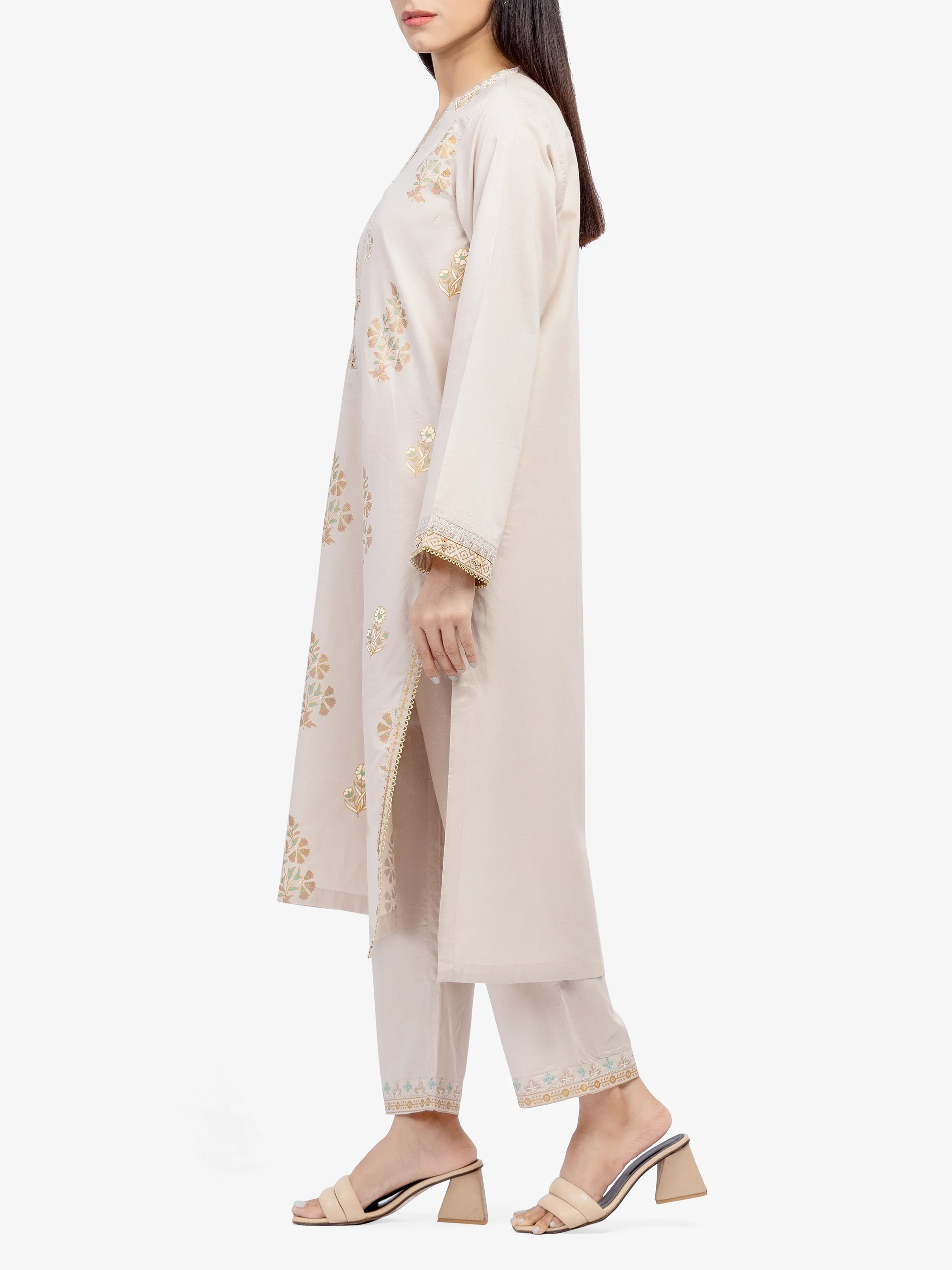Pret Embroidered Cambric Co-Ord Set - EWTKE5-81633ST - Image 4