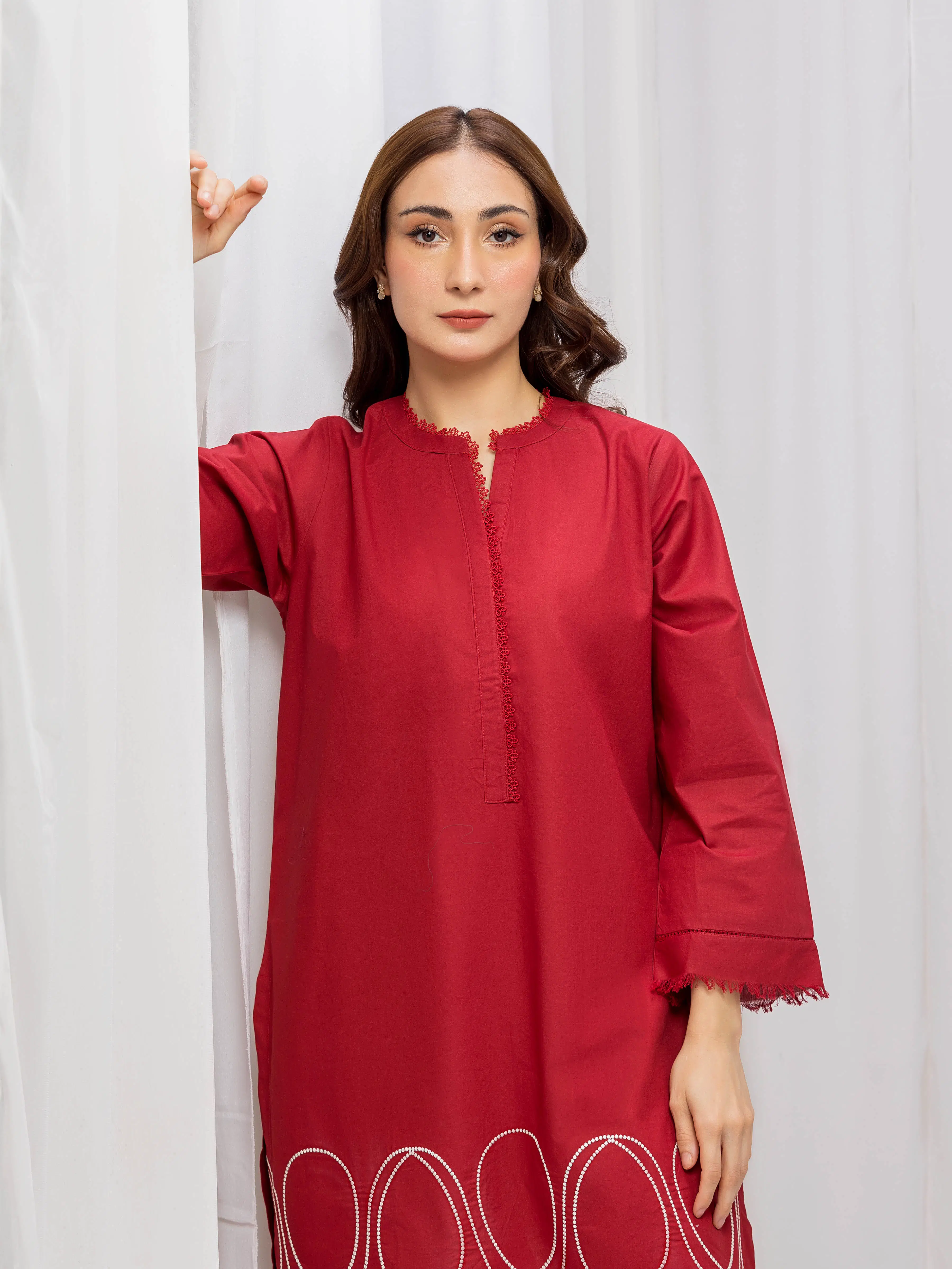 Pret Embroidered Cambric Co-Ord Set - EWTKE5-85008ST - Image 2