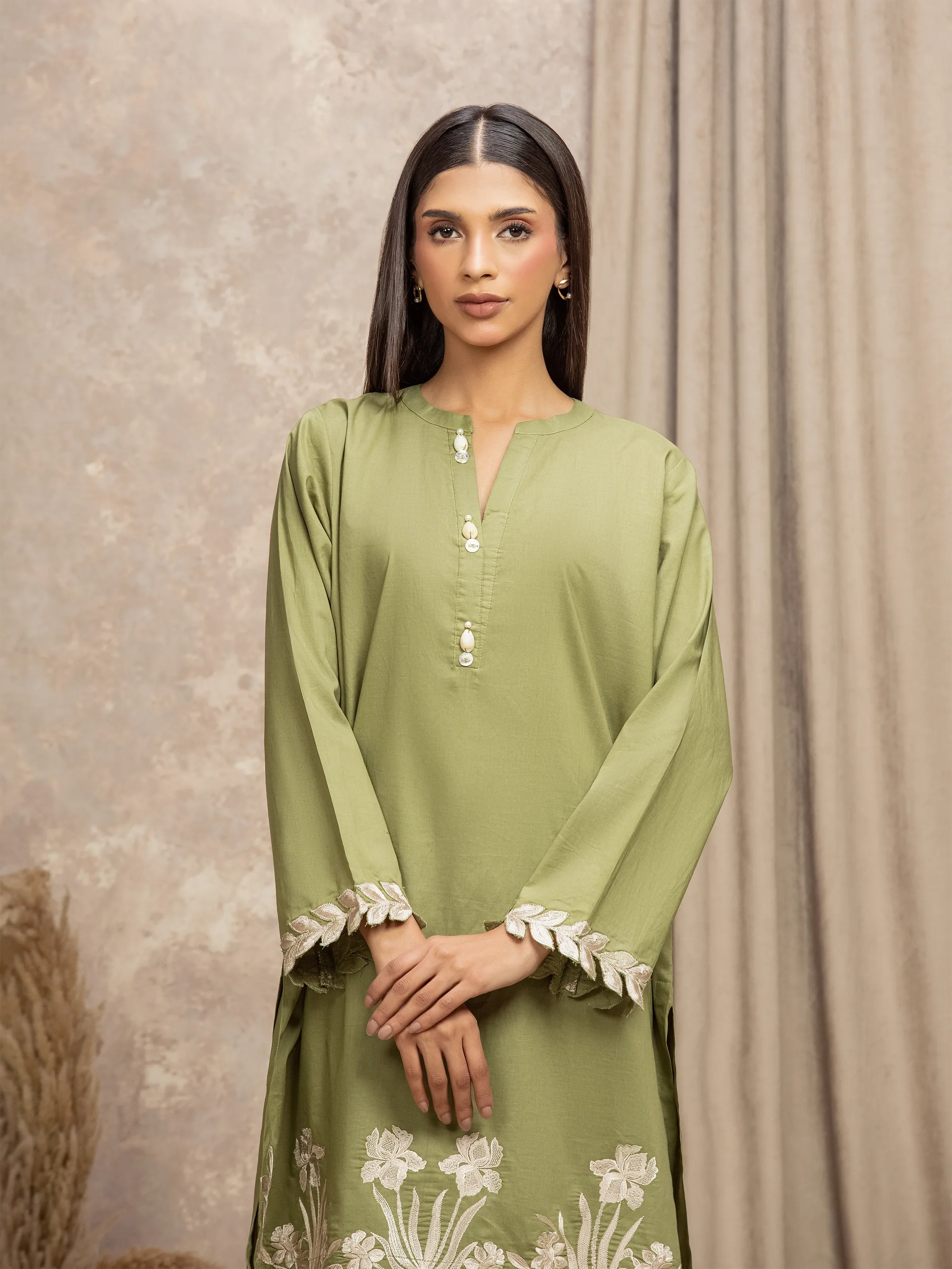 Pret Embroidered Cambric Co-ord Set - EWTKE5-85012ST - Image 2