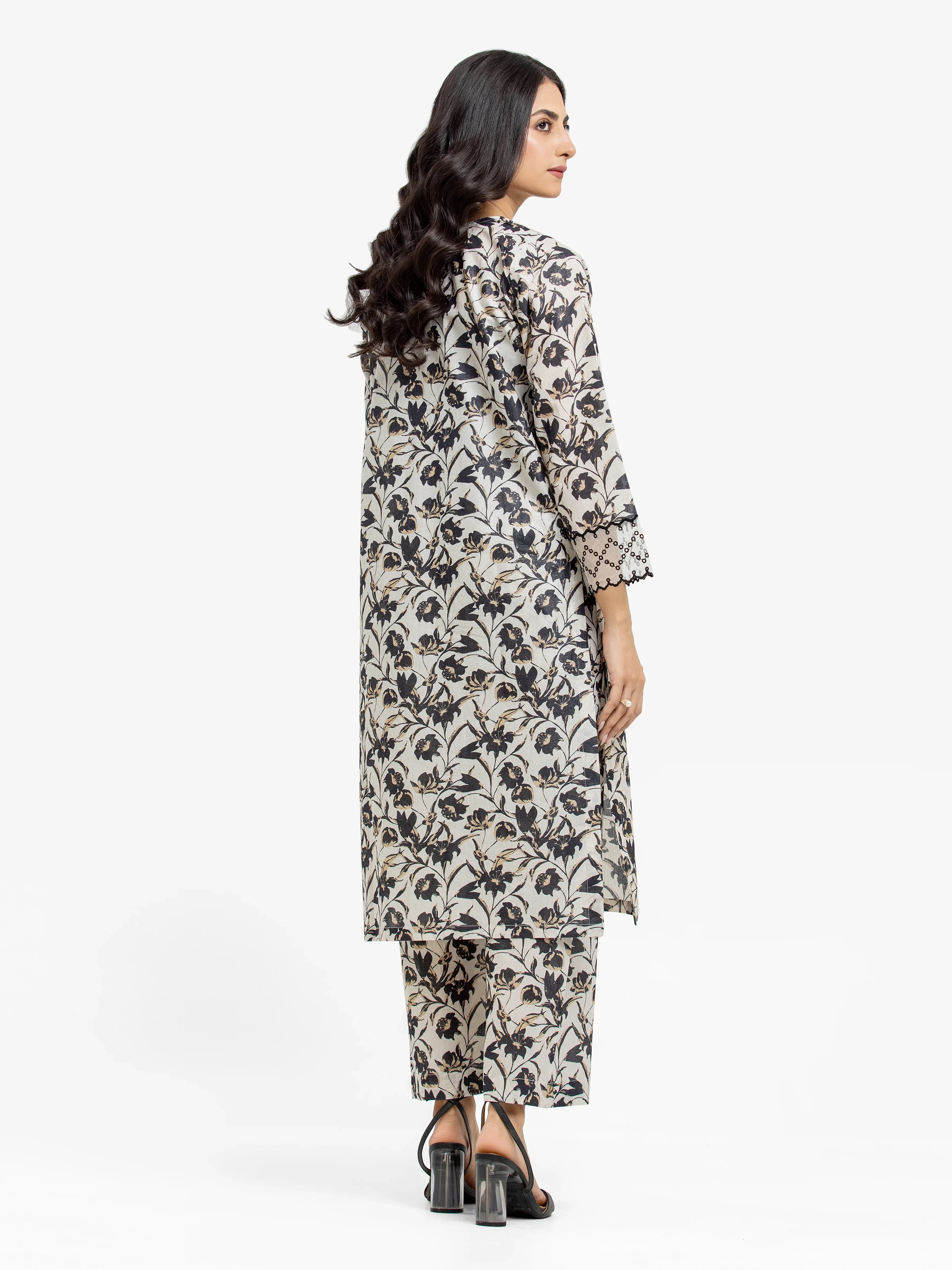 Pret Embroidered Cotton Zari Shirt Trouser - EWTKE24-81163ST - Image 5