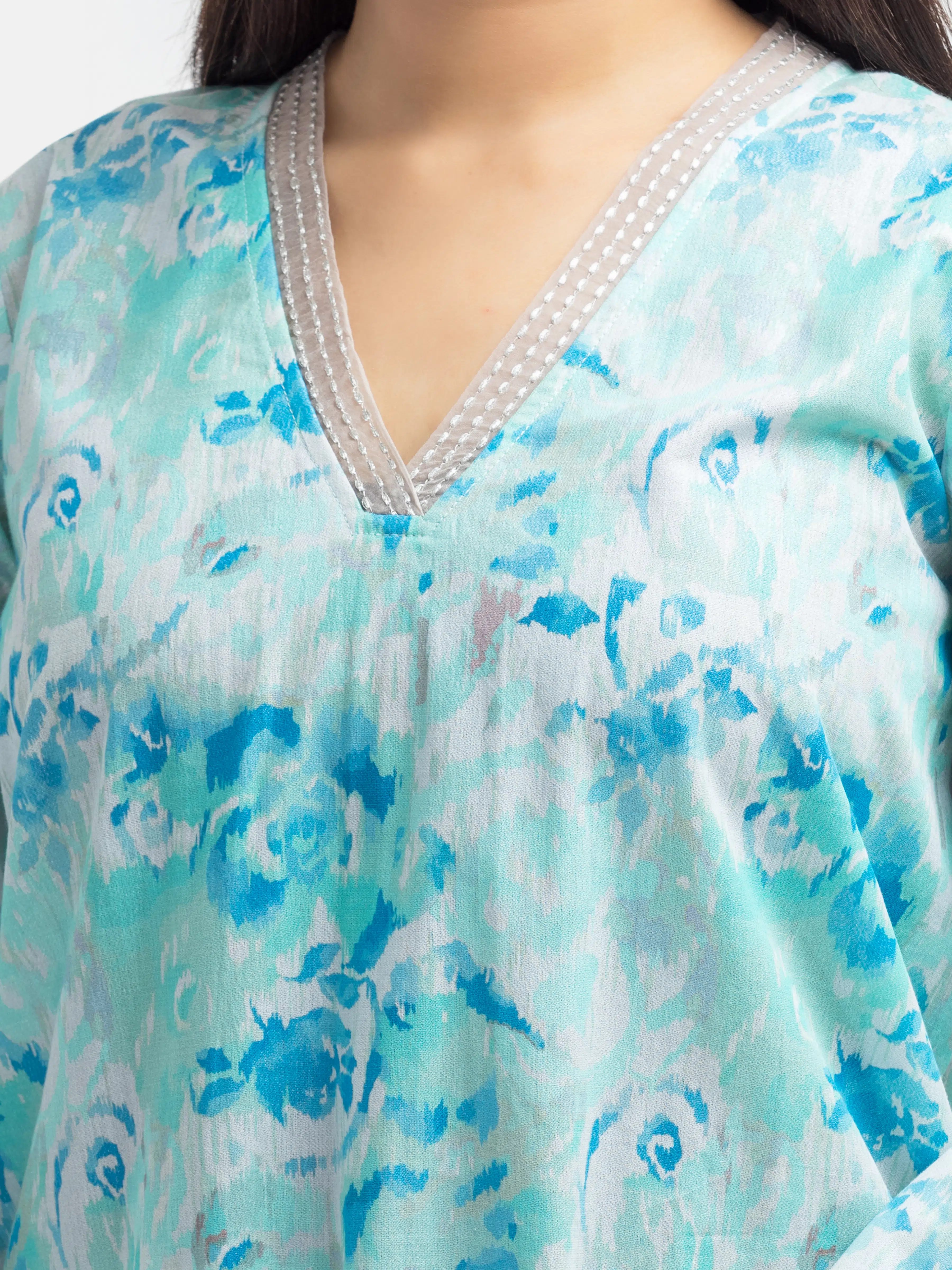 Pret Embroidered Cotton Zari Shirt Trouser - EWTKE24-81164ST - Image 3