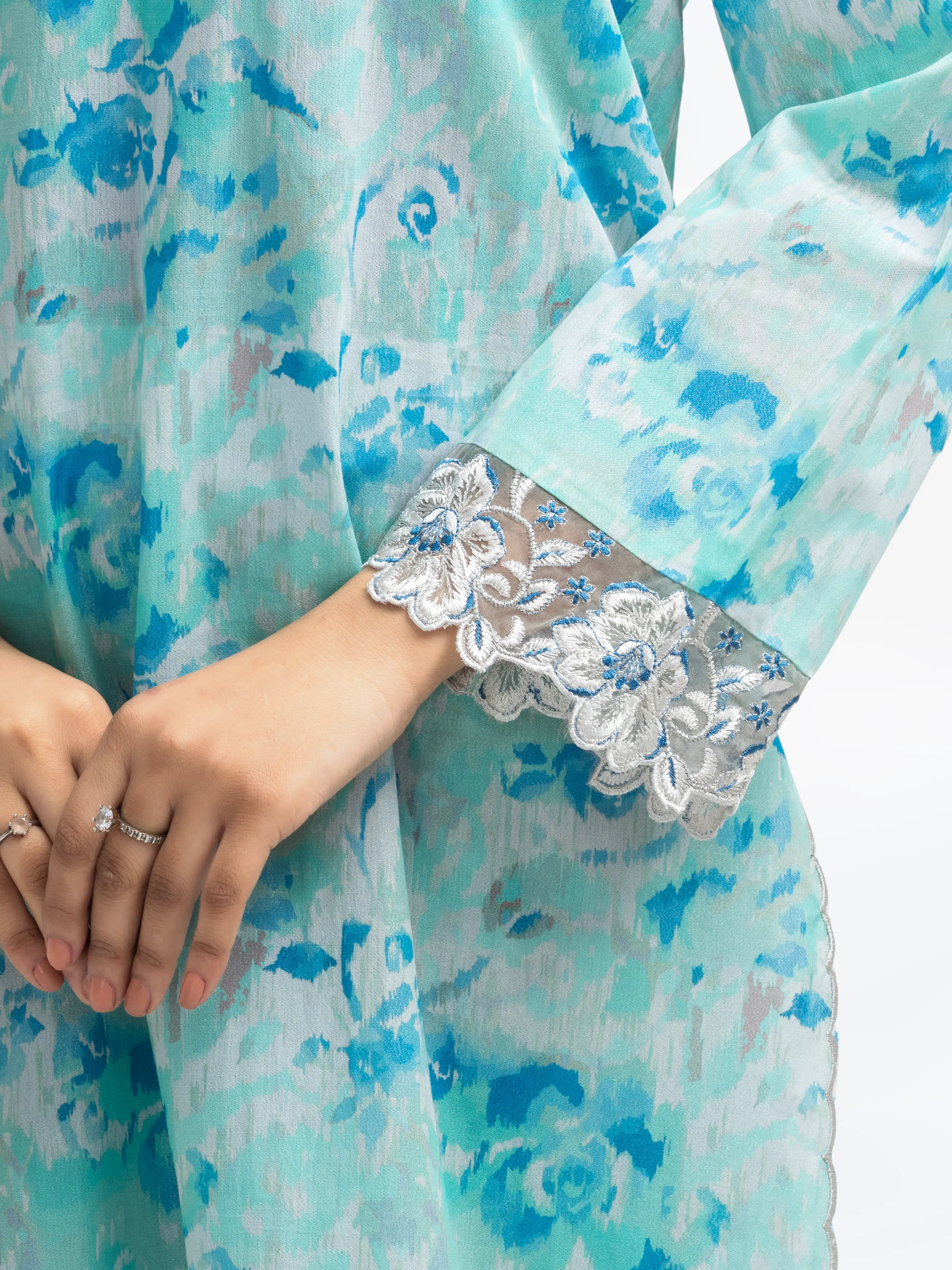 Pret Embroidered Cotton Zari Shirt Trouser - EWTKE24-81164ST - Image 4