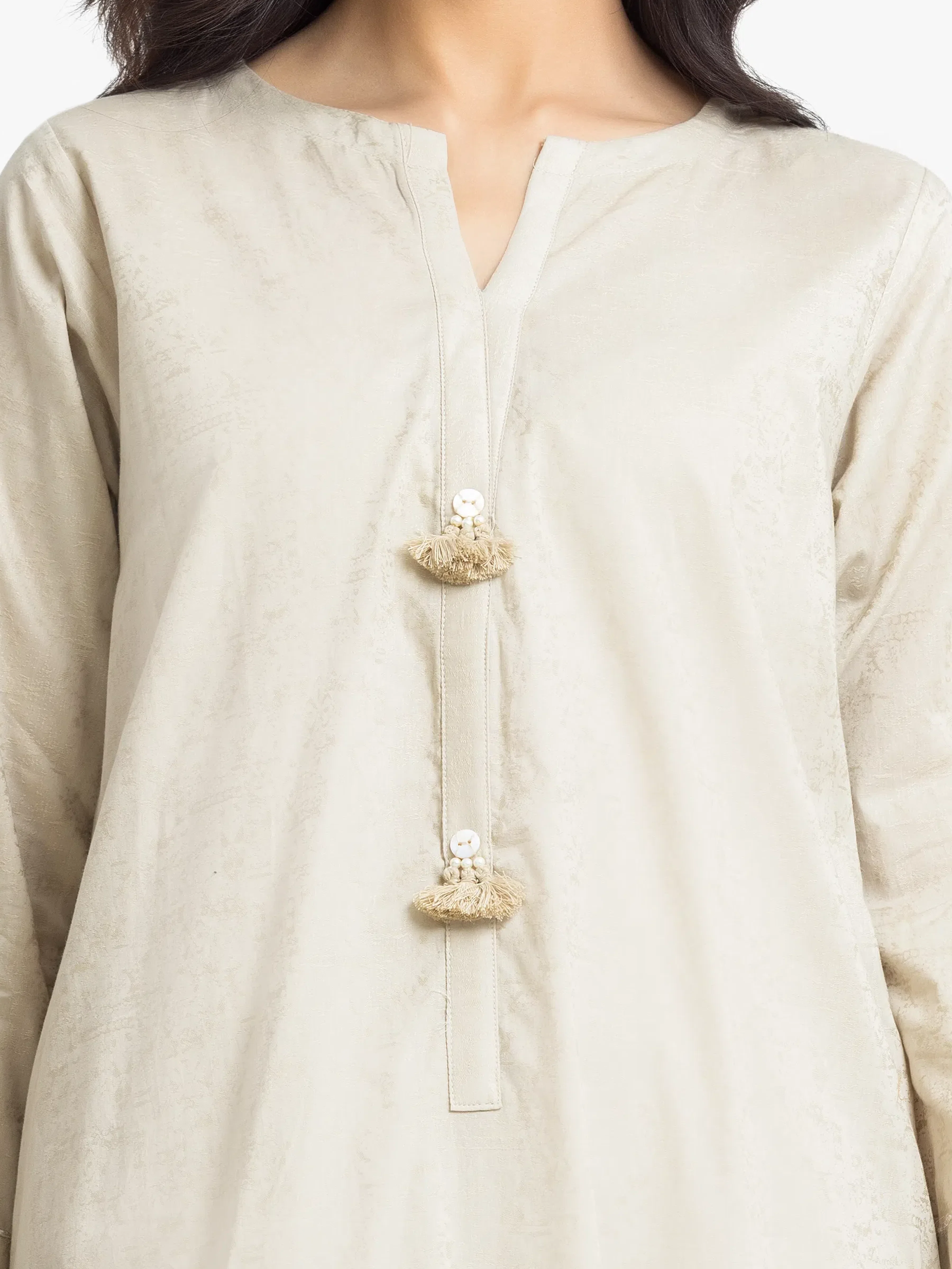 Pret Embroidered Dobby Shirt Trouser - EWTKE24-69656ST - Image 3