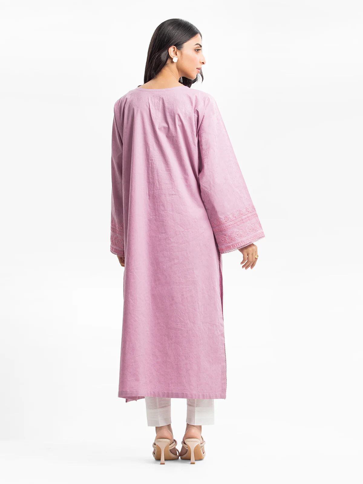 Pret Embroidered Dobby Shirt Trouser - EWTKE24-69658ST - Image 5