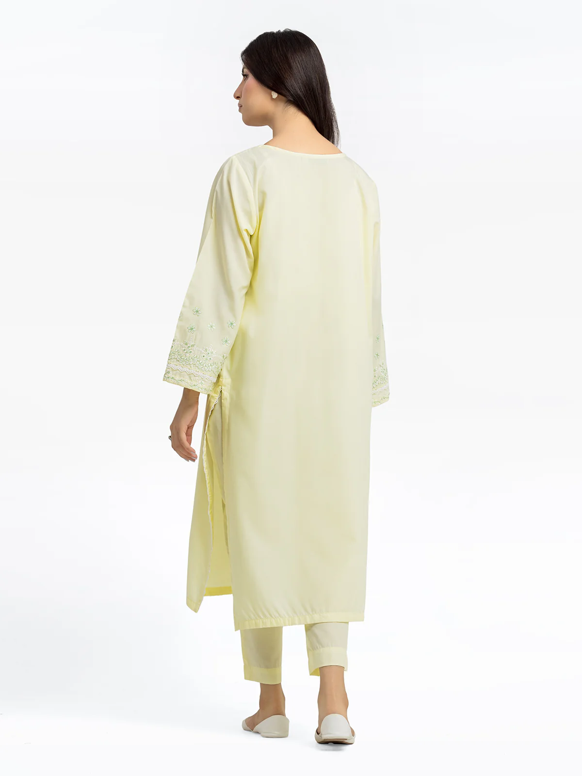 Pret Embroidered Dobby Shirt Trouser - EWTKE24-69679ST - Image 5