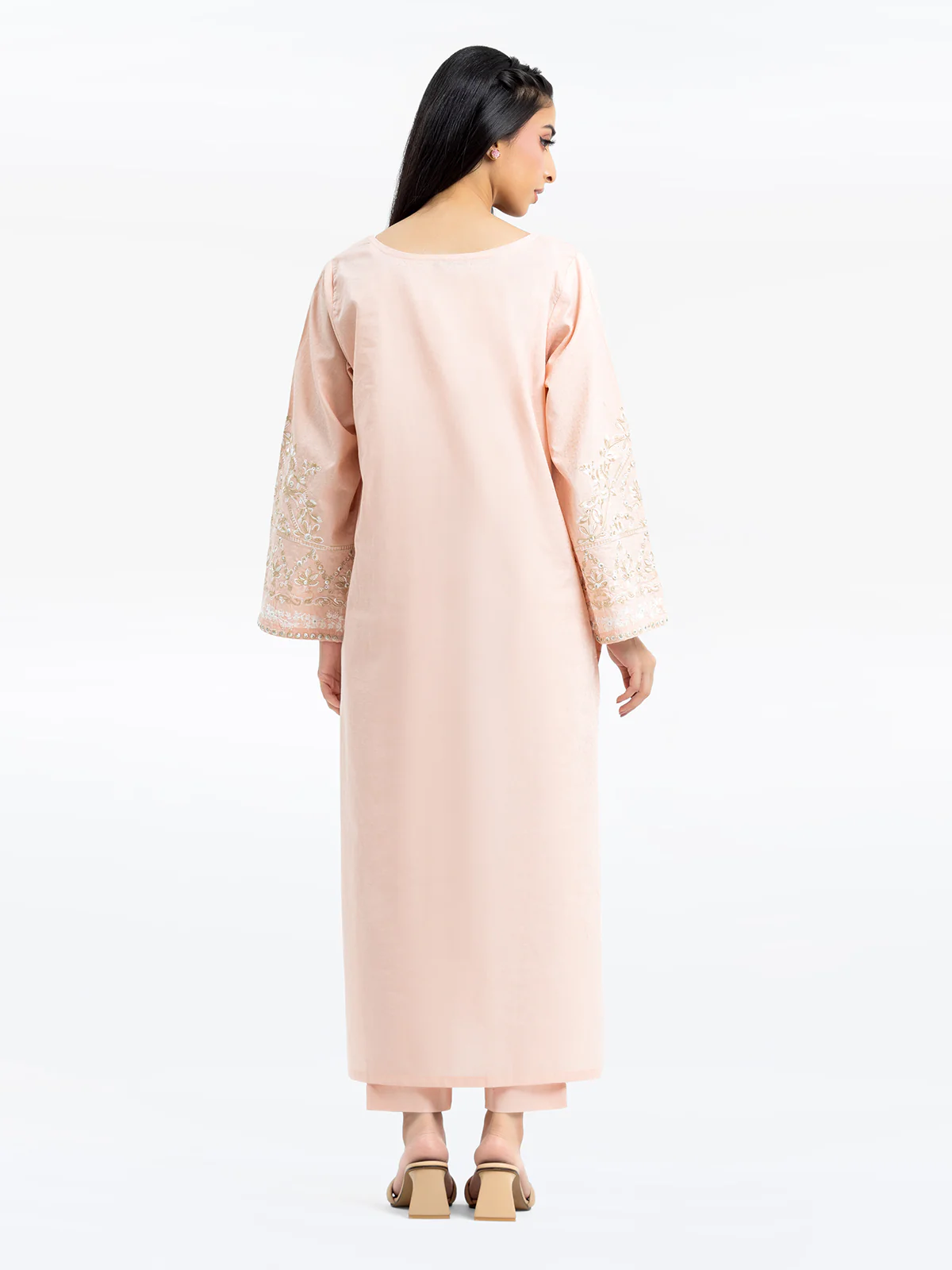 Pret Embroidered Dobby Shirt Trouser - EWTKE24-69689ST - Image 5