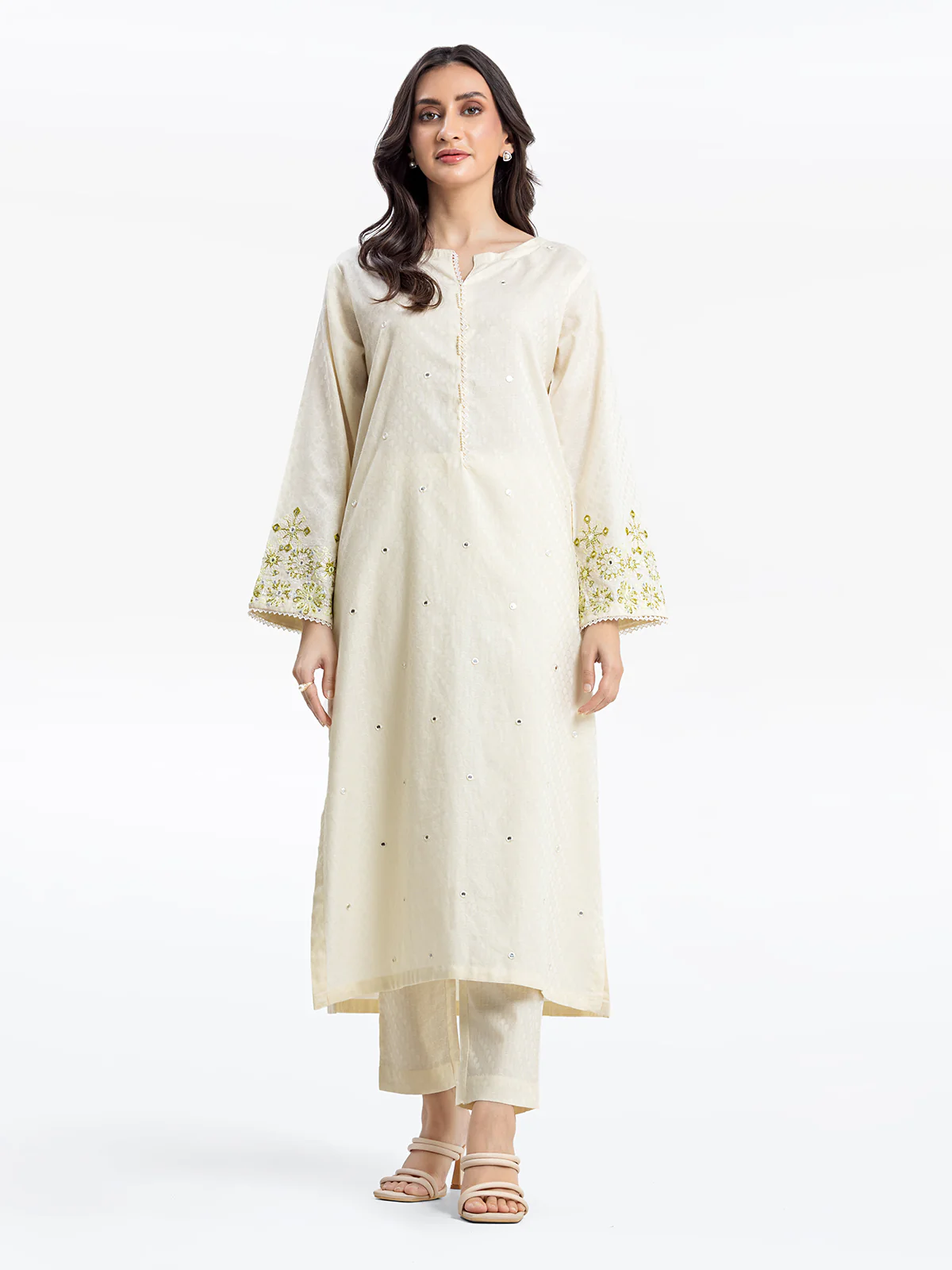 Pret Embroidered Dobby Co-ord Set - EWTKE24-69691ST