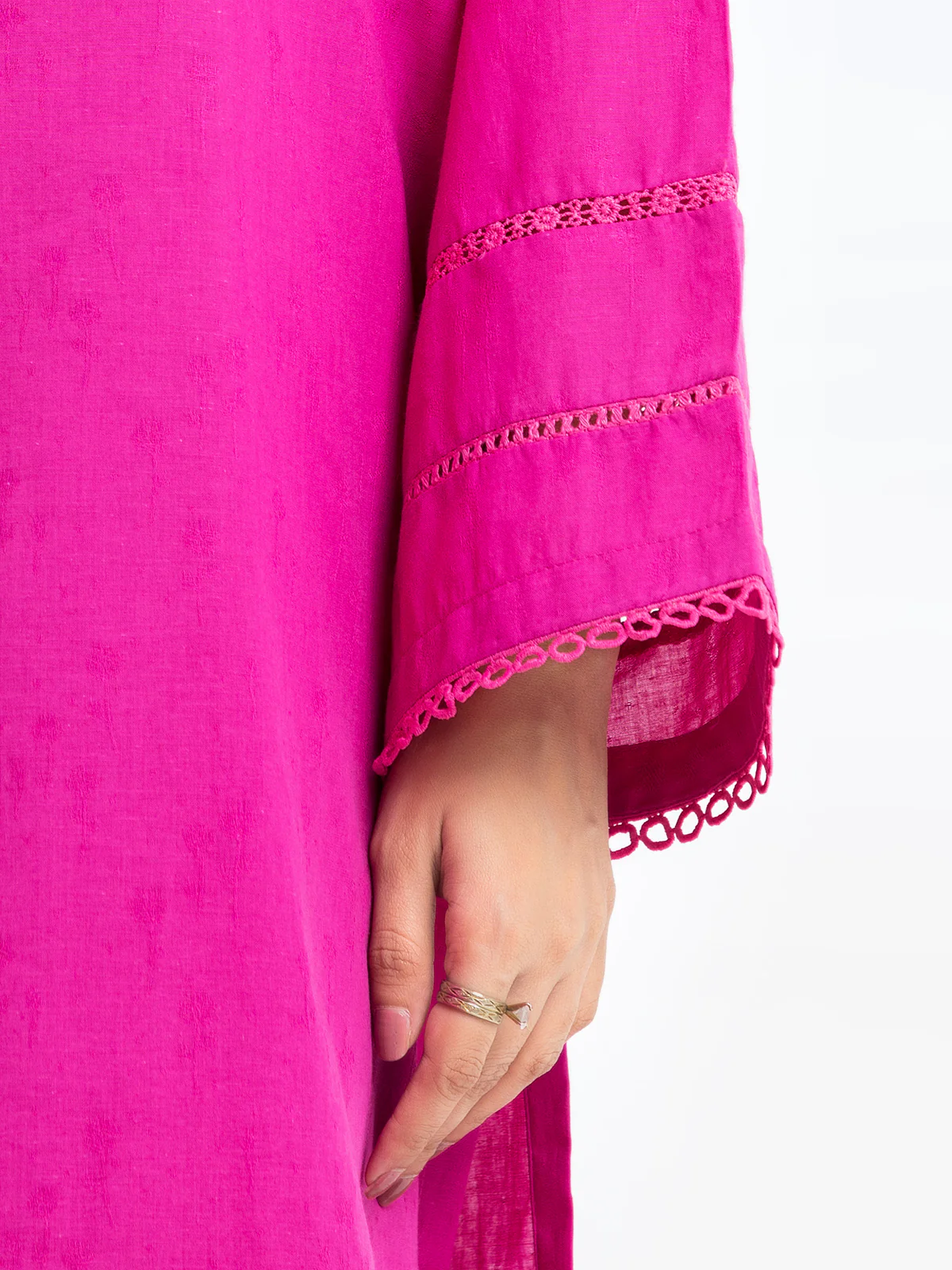 Pret Embroidered Dobby Shirt Trouser - EWTKE24-69696ST - Image 4