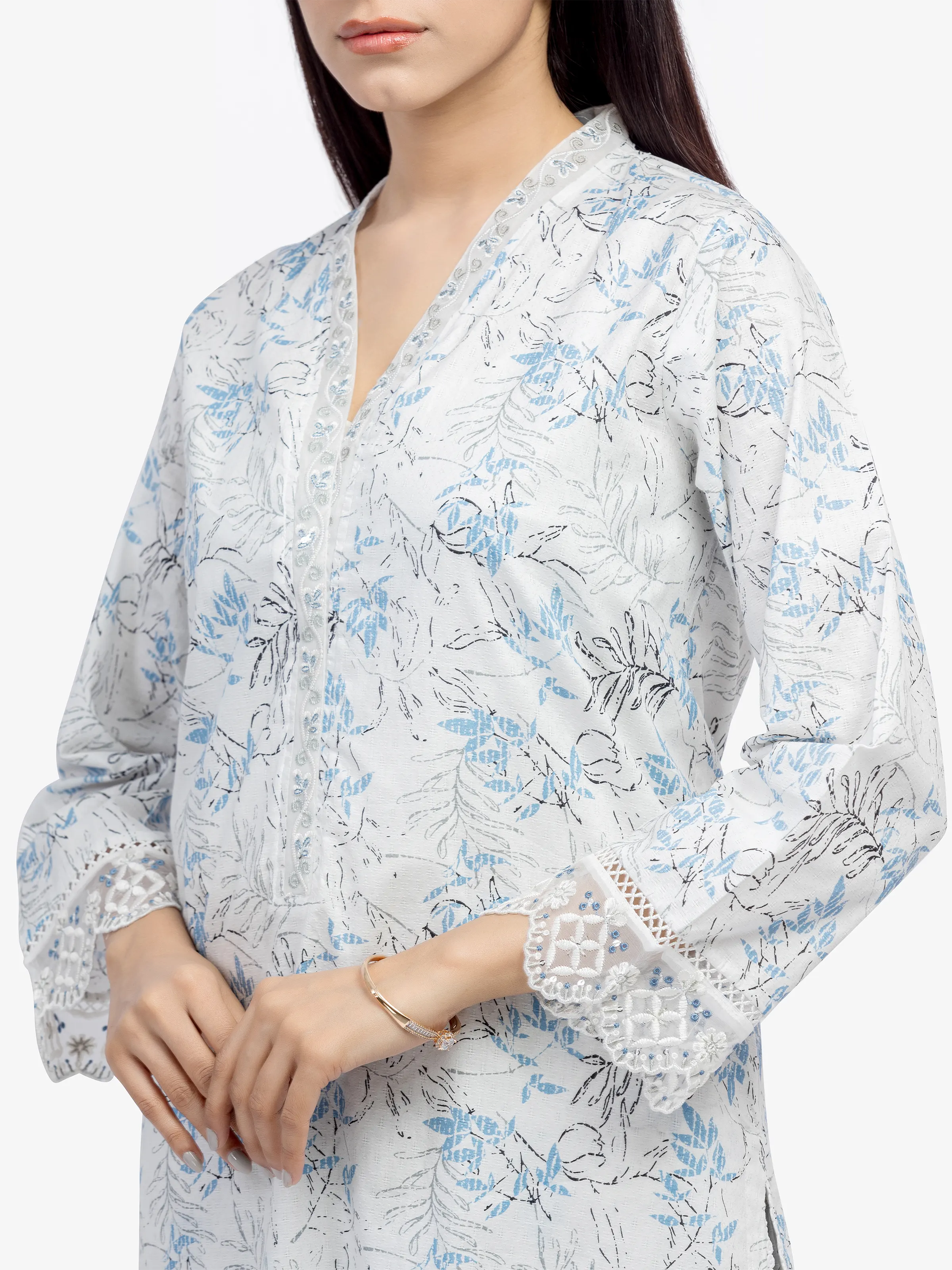 Pret Embroidered Dobby Co-Ord Set - EWTKE24-81346ST - Image 3