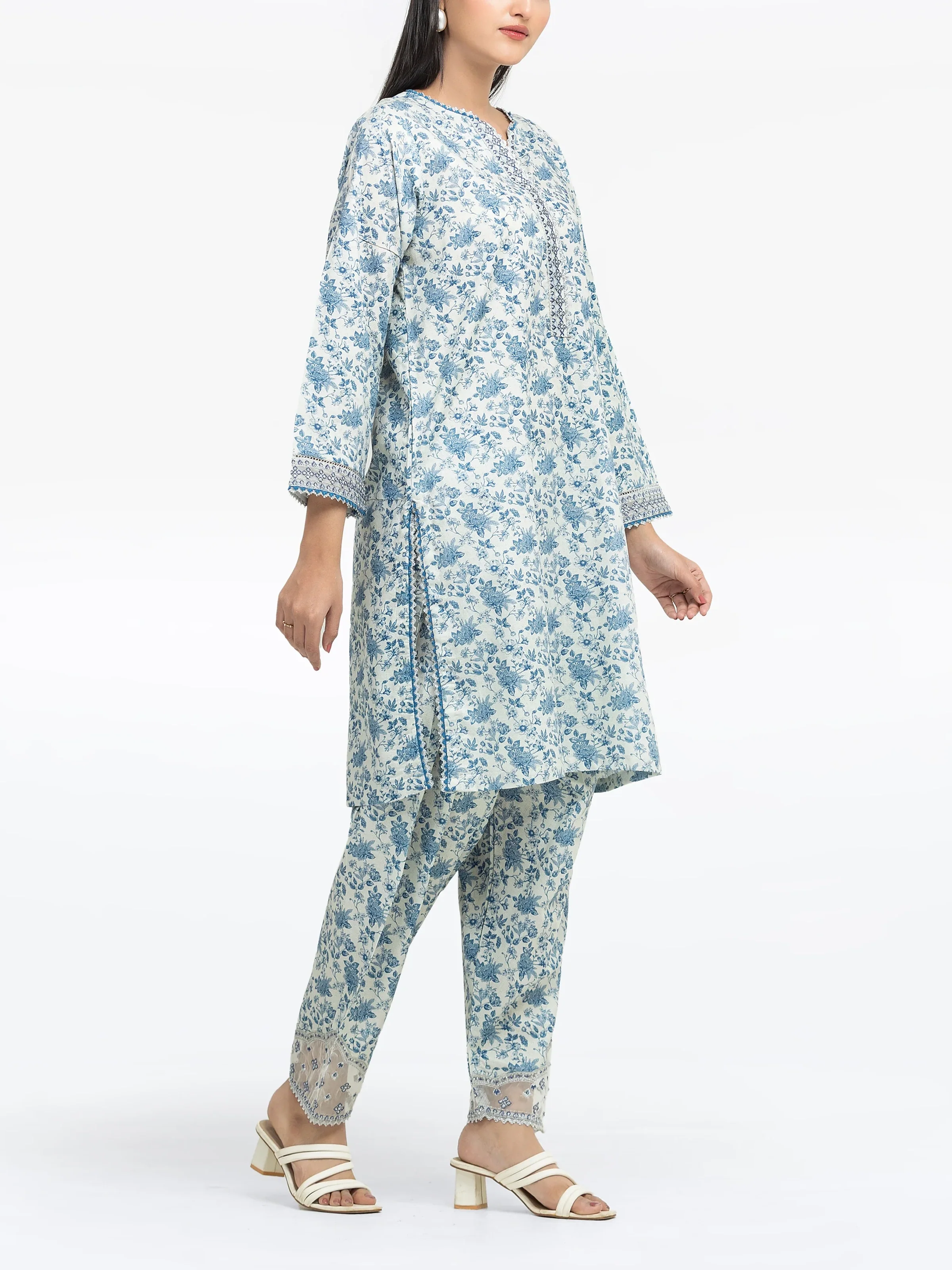 Pret Embroidered Dobby Co-ord Set - EWTKE24-81347ST - Image 5
