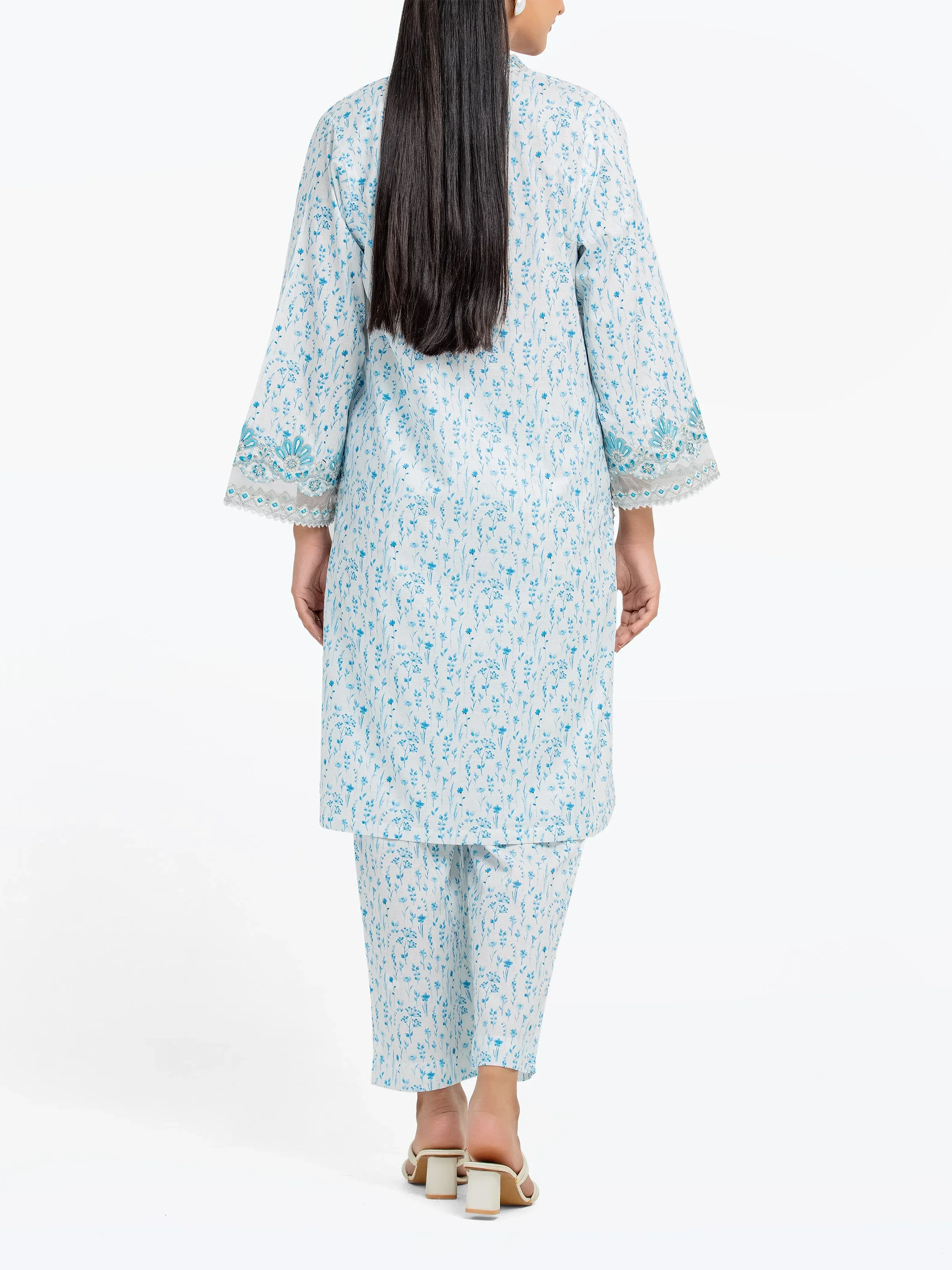 Pret Embroidered Dobby Co-Ord Set - EWTKE24-81348ST - Image 5