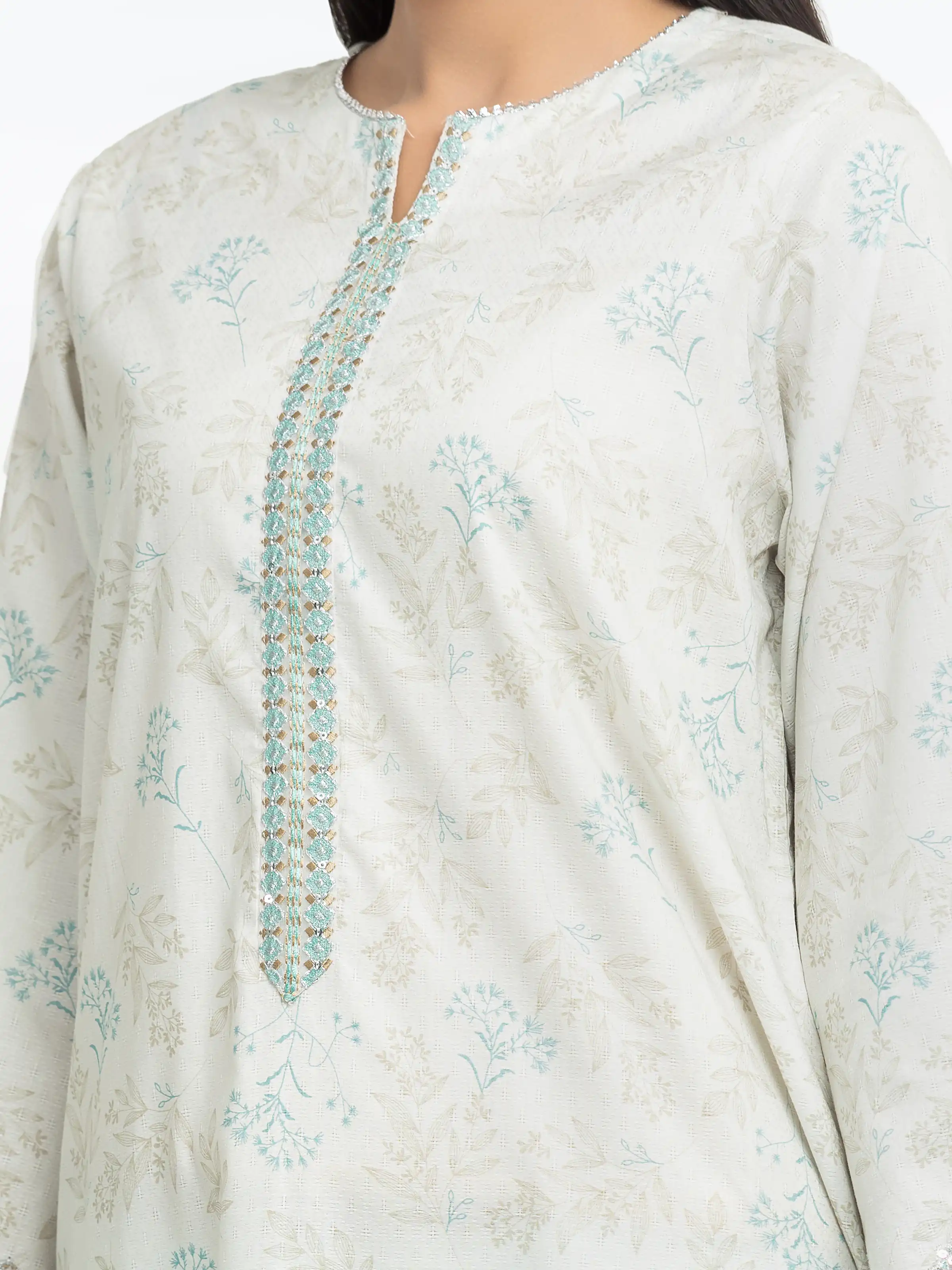 Pret Embroidered Dobby Co-Ord Set - EWTKE24-81350ST - Image 3