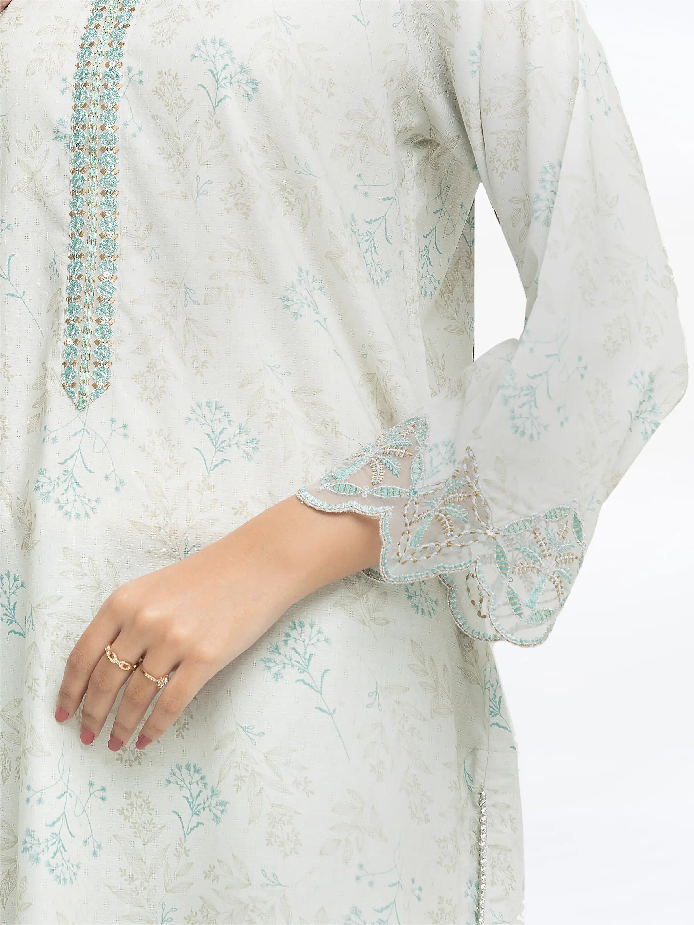 Pret Embroidered Dobby Co-Ord Set - EWTKE24-81350ST - Image 4