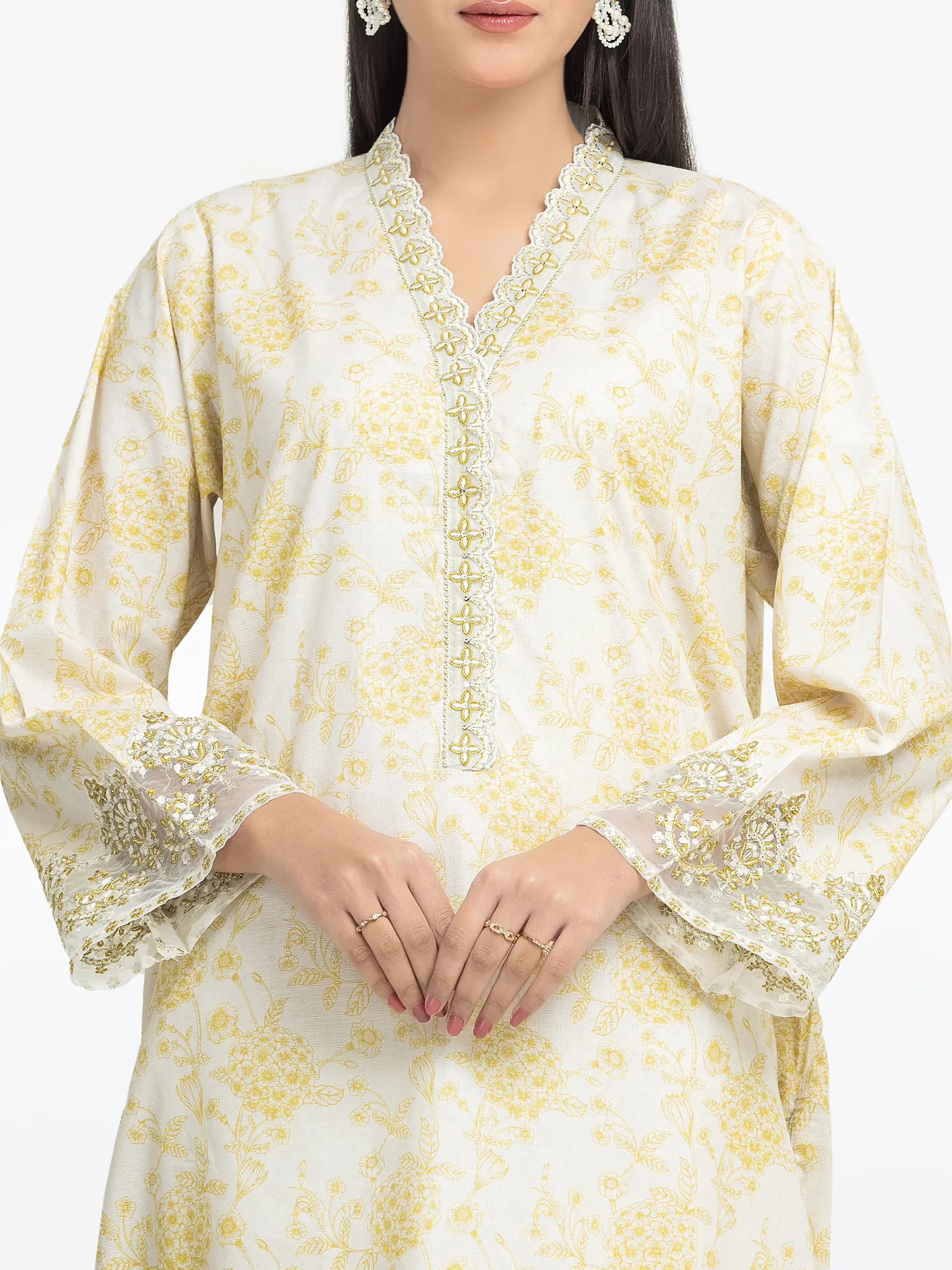 Pret Embroidered Dobby Co-Ord Set - EWTKE24-81351ST - Image 2