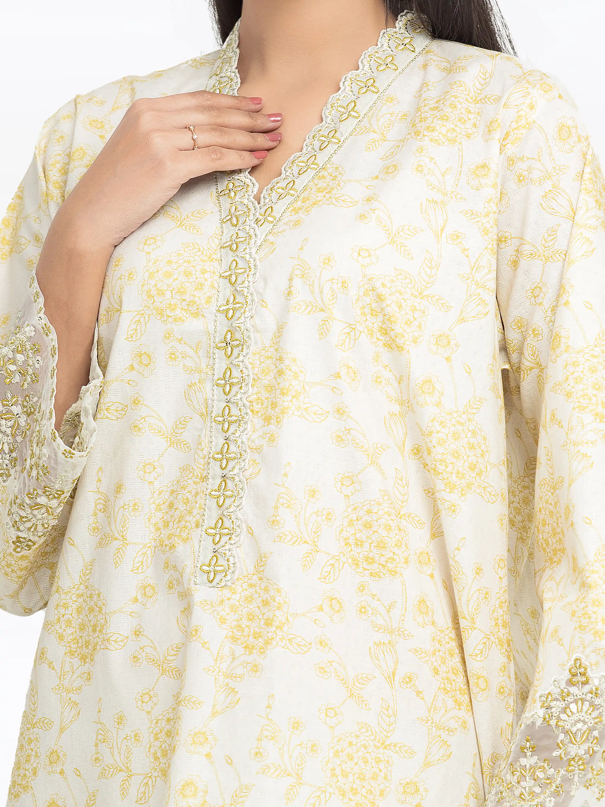 Pret Embroidered Dobby Co-Ord Set - EWTKE24-81351ST - Image 3